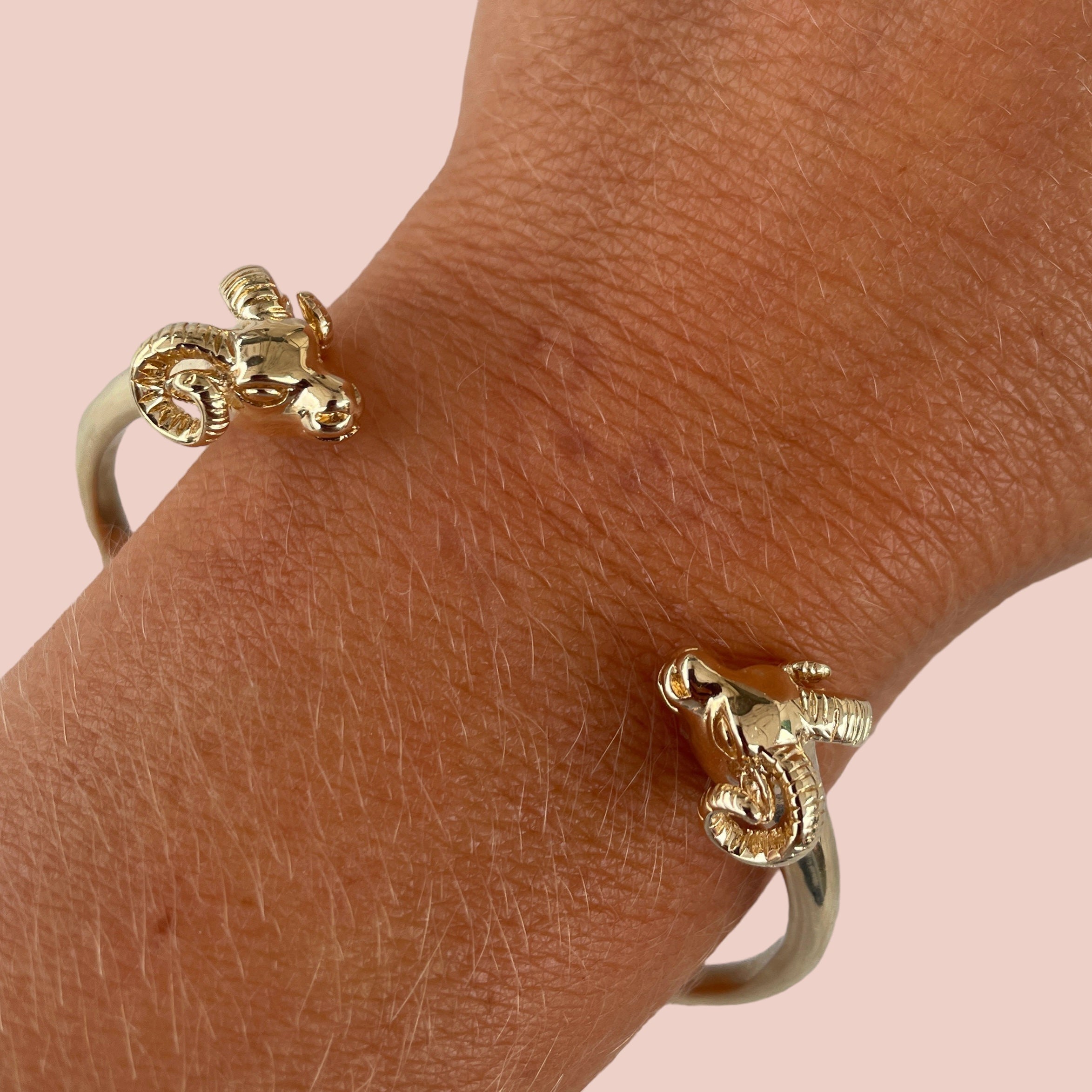 Gold-plated “Aries” bracelet