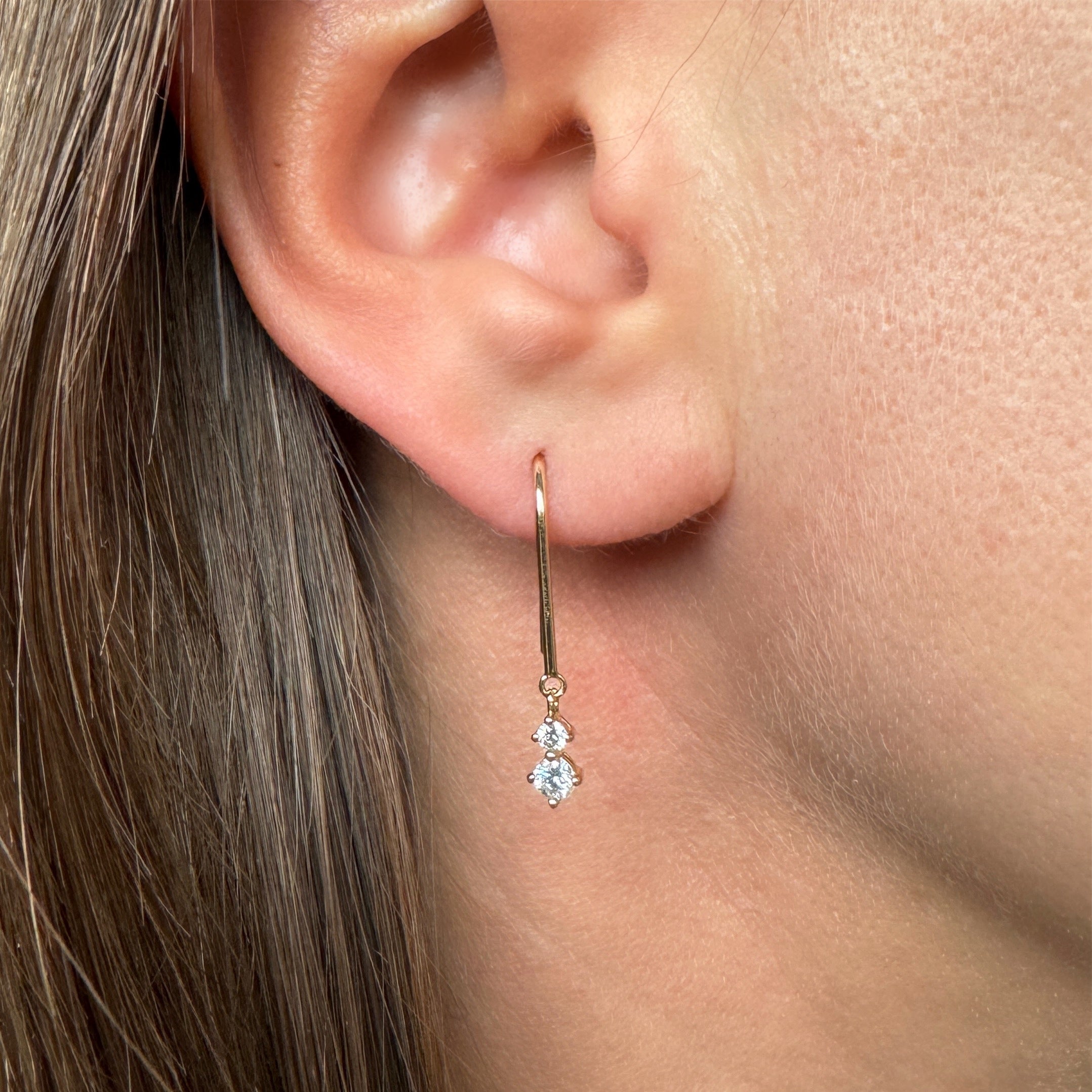 Gold-plated “Emma” earrings