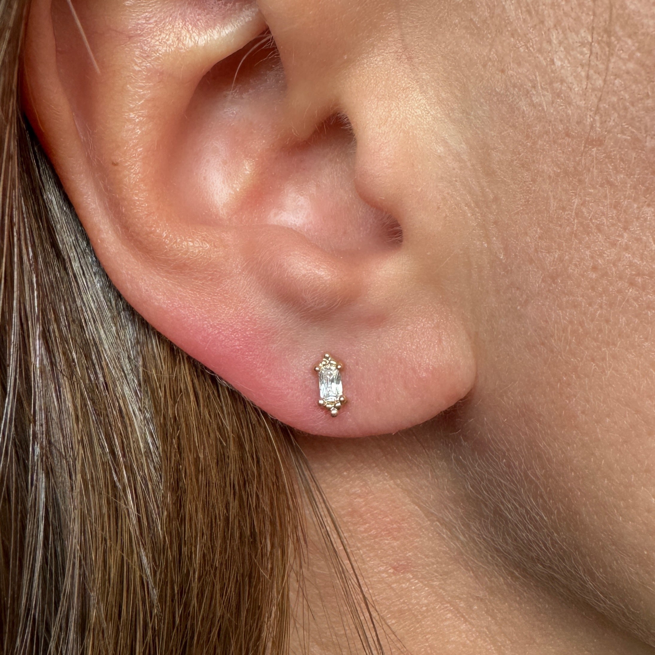 Gold-plated “Salomé” earrings