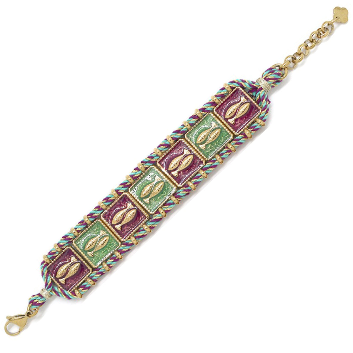 Bracelet « Manchette poissons »