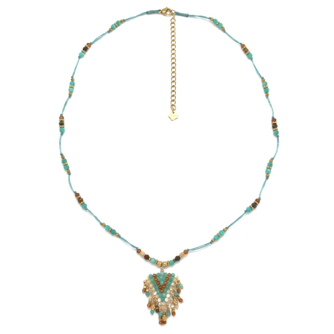 Collier « Franges Amazonite »