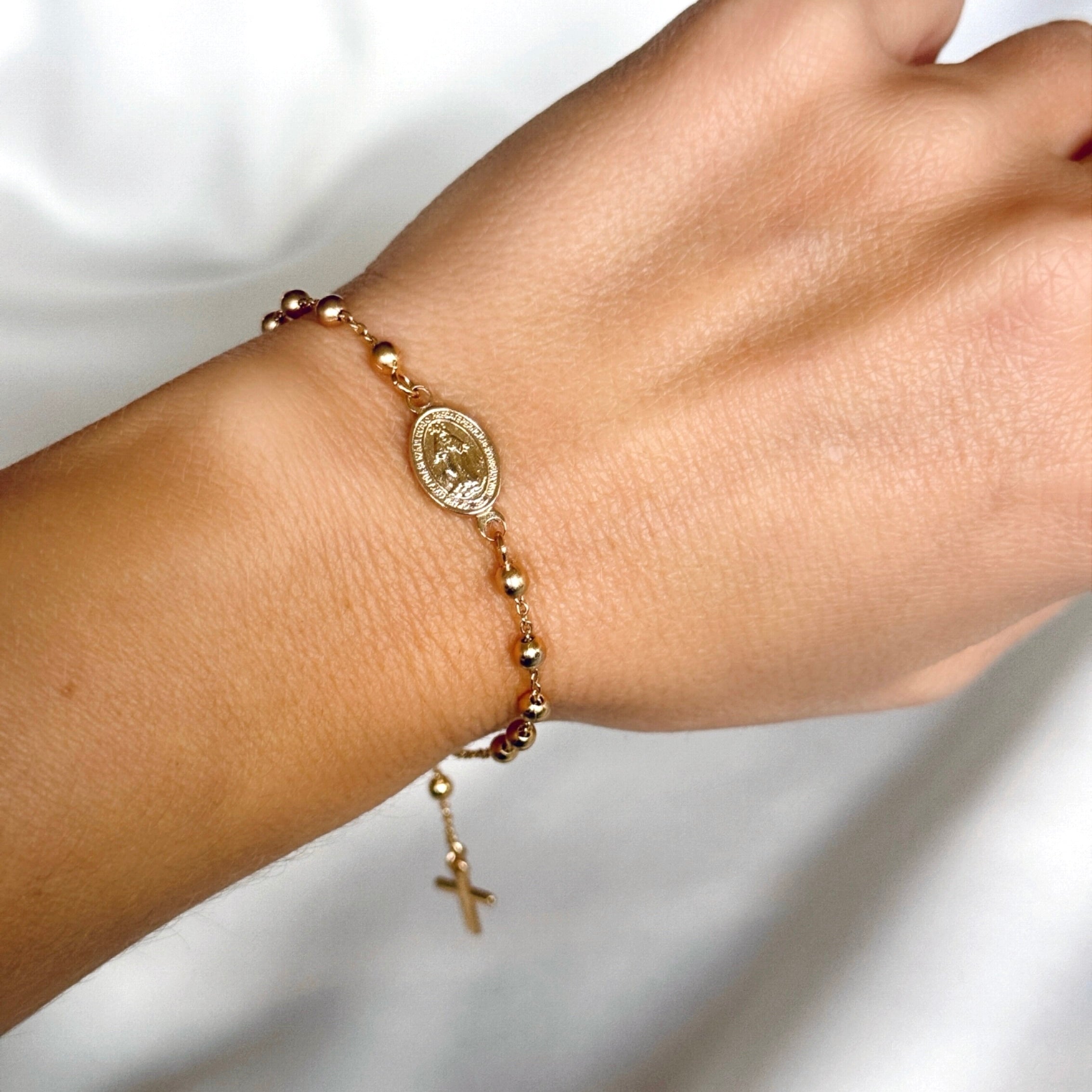 Gold-plated “Madonna” bracelet