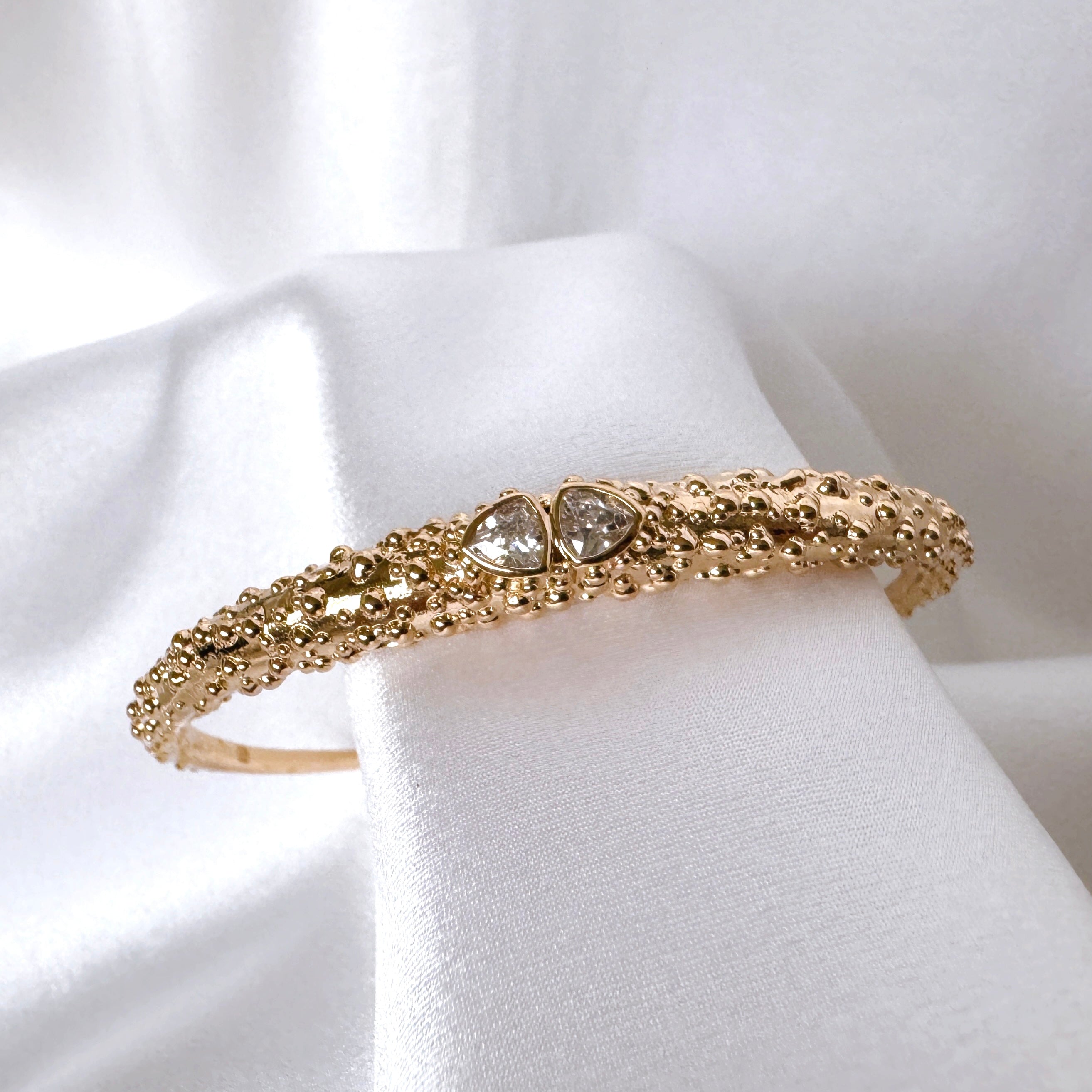 Gold-plated “Kimi bangle” bracelet