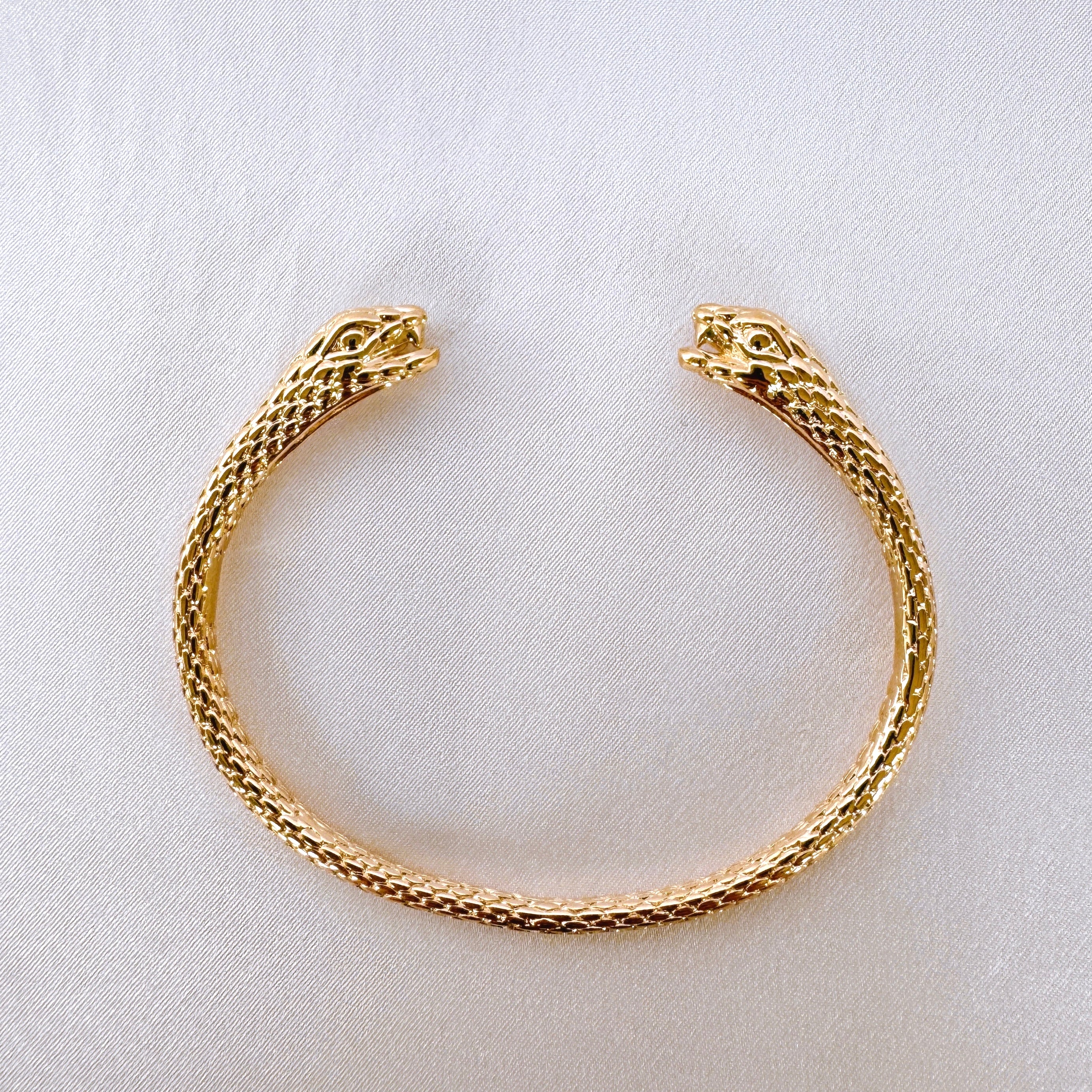 Gold-plated “Kaa Jonc” bracelet
