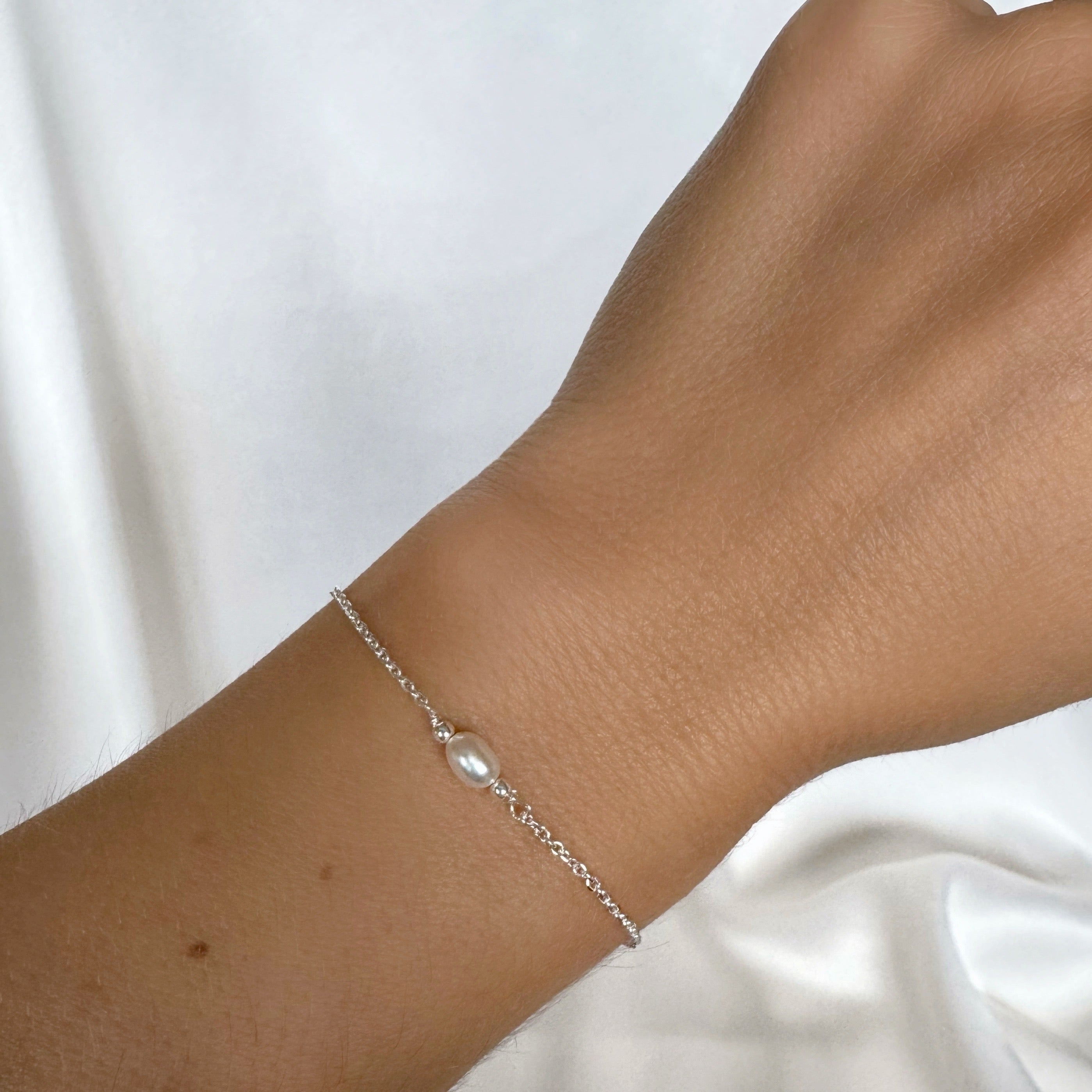 Bracelet « Perle d’eau douce » argent 925