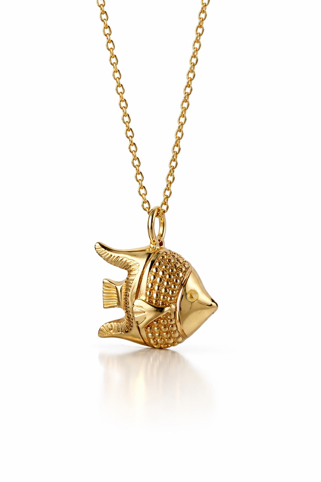 Collier « Poisson » plaqué or