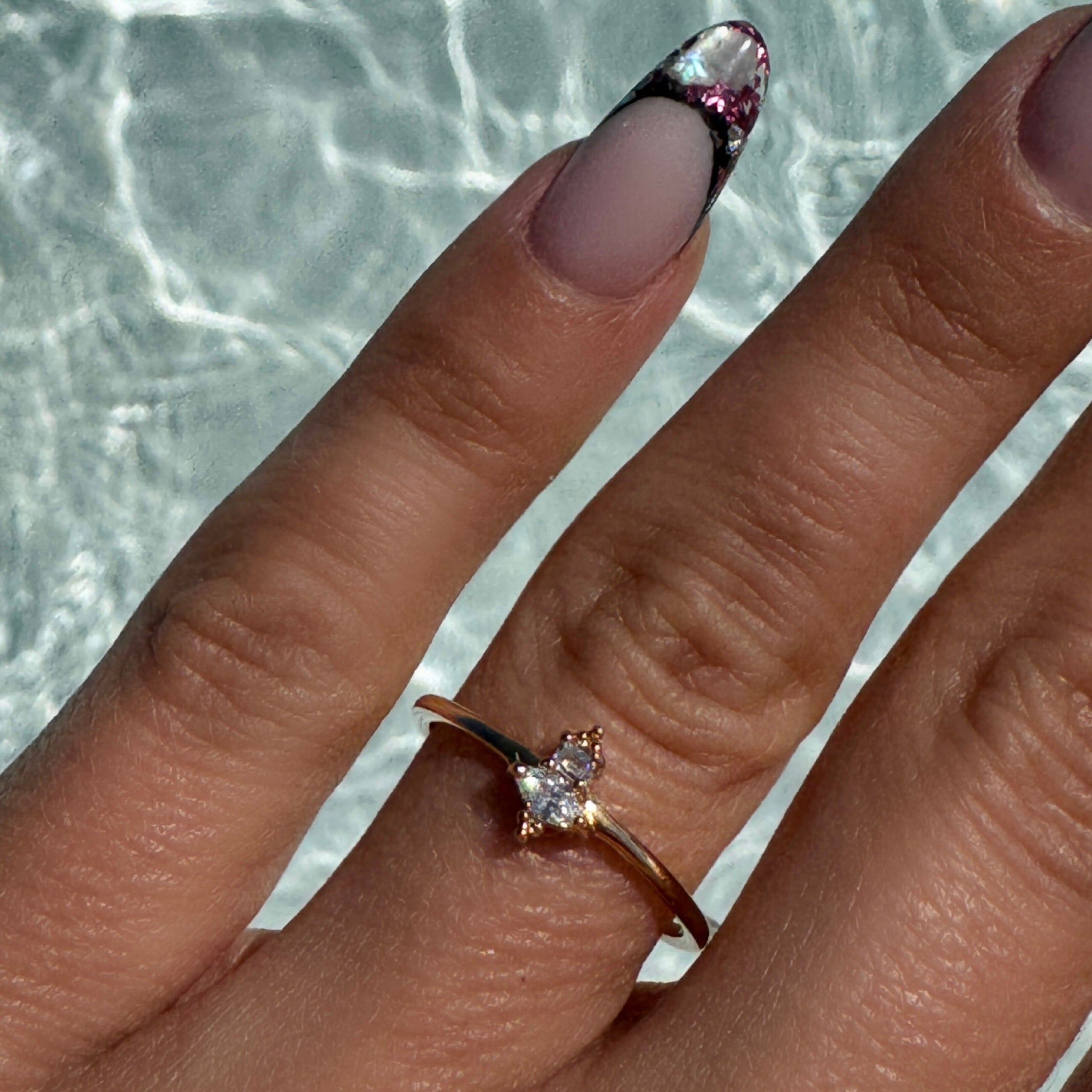 Gold-plated “Elizabeth” ring