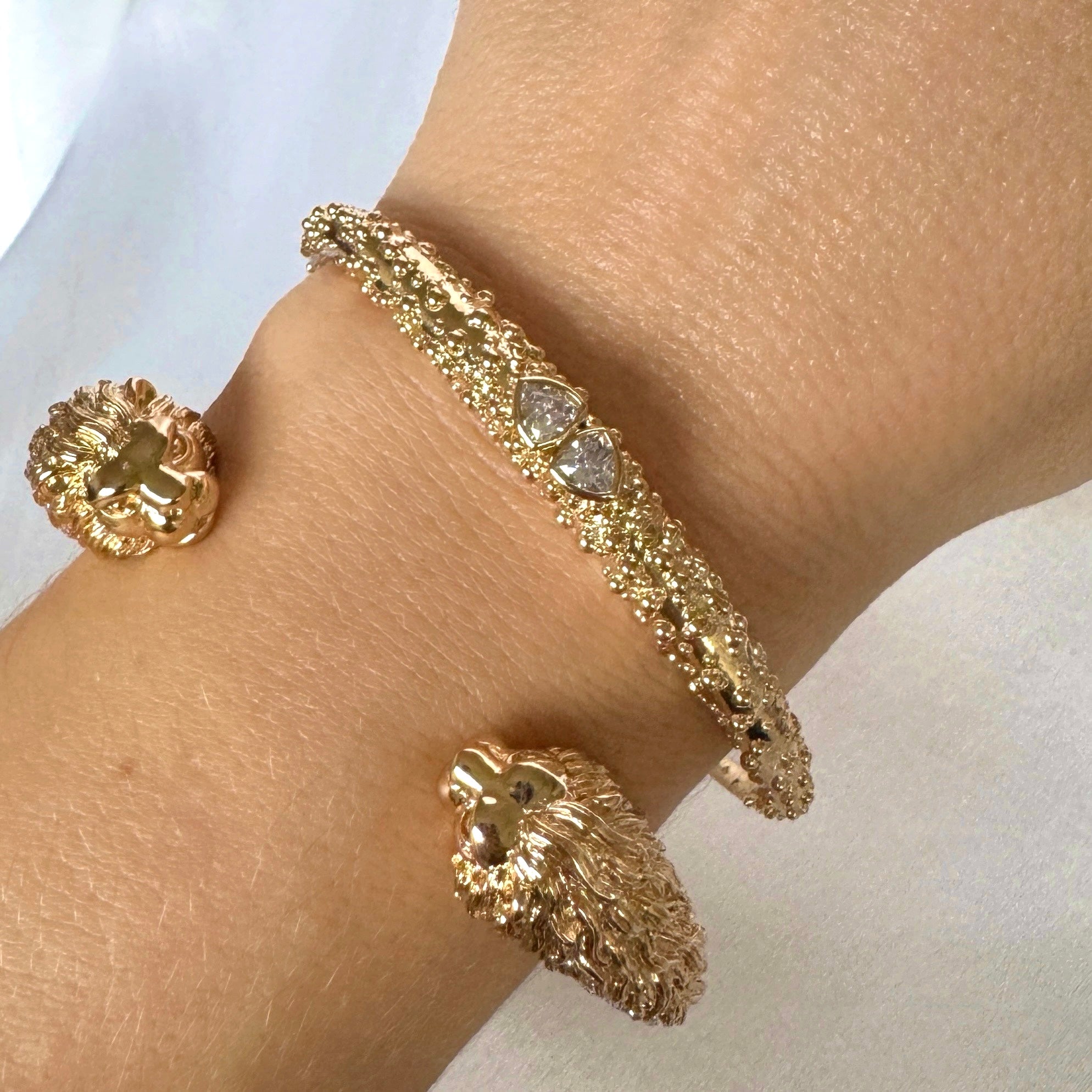 Gold-plated “Kimi bangle” bracelet