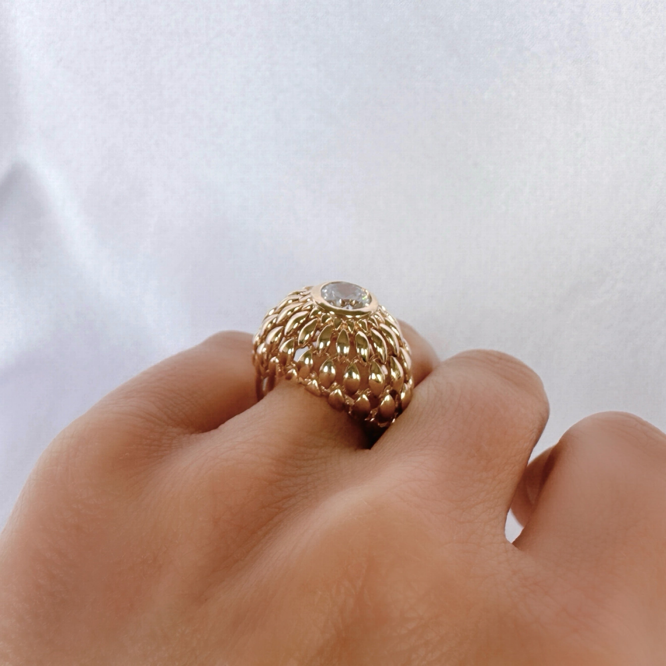 Vergoldeter „Astrid“-Ring