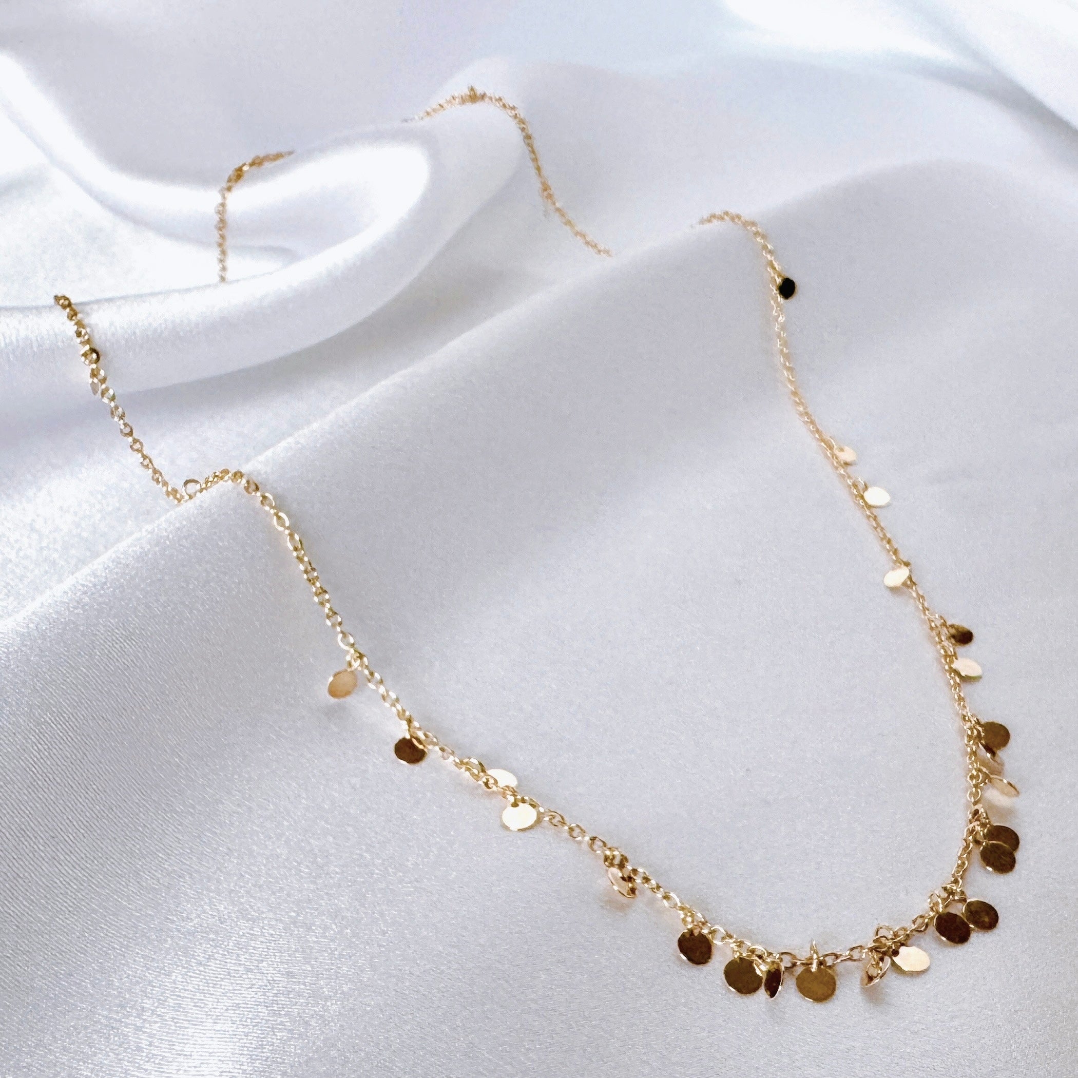 Collier « Confettis » plaqué or