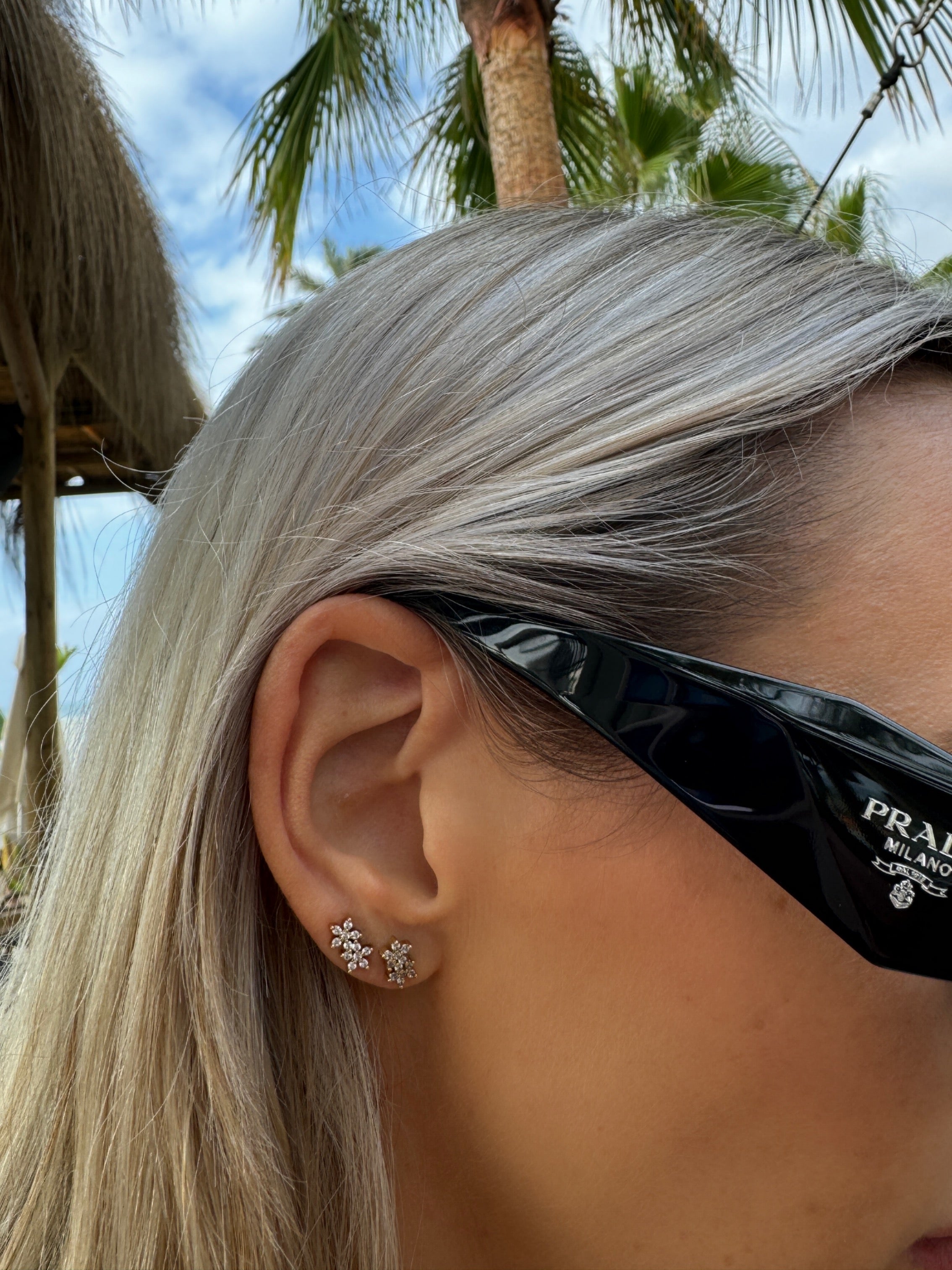 Gold-plated “Sissi” earrings