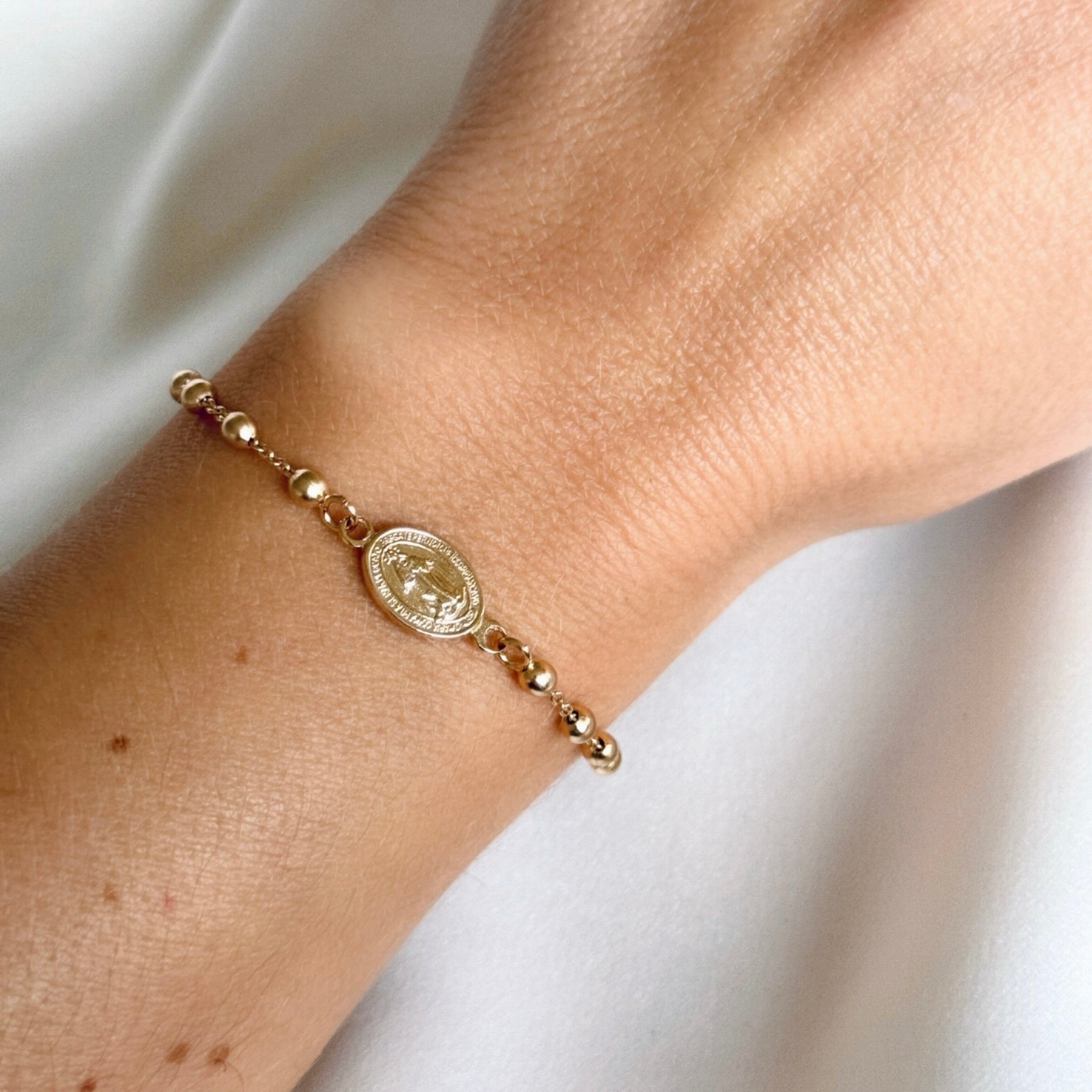Gold-plated “Madonna” bracelet