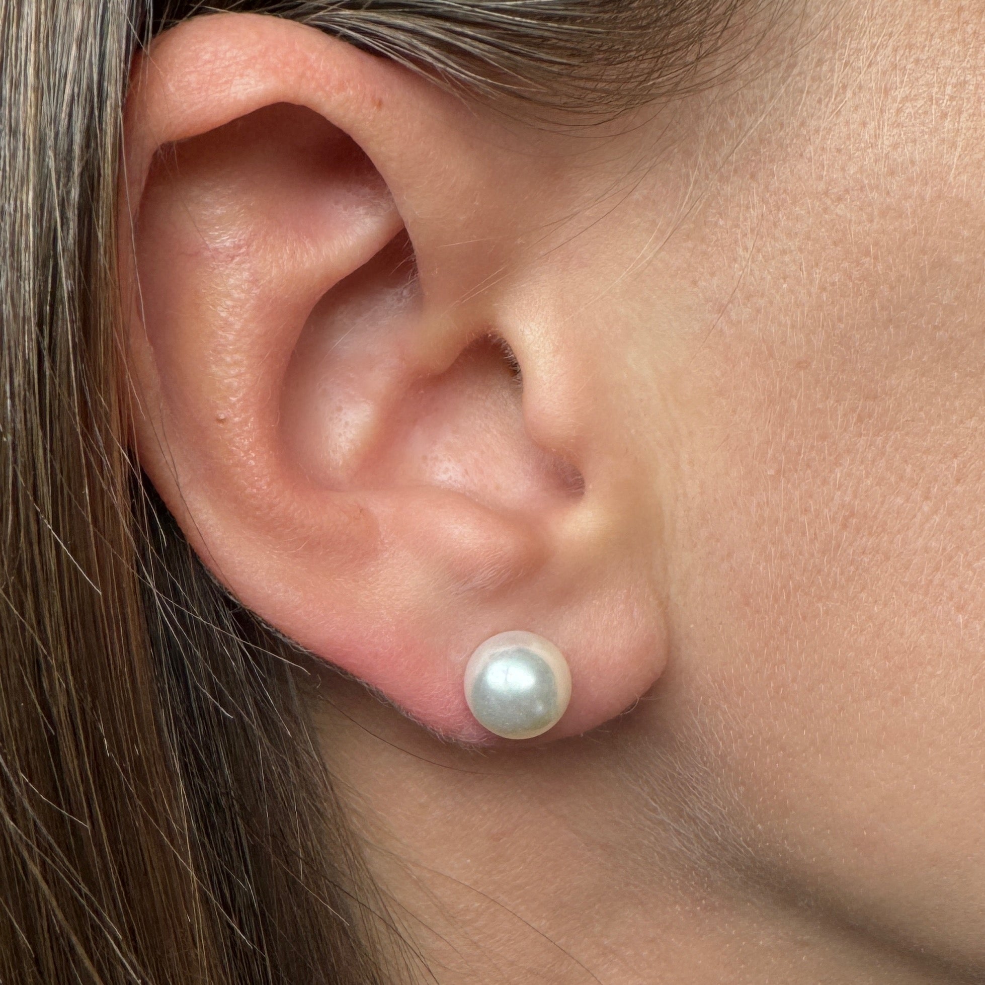 Gold-plated “Pearl” earrings