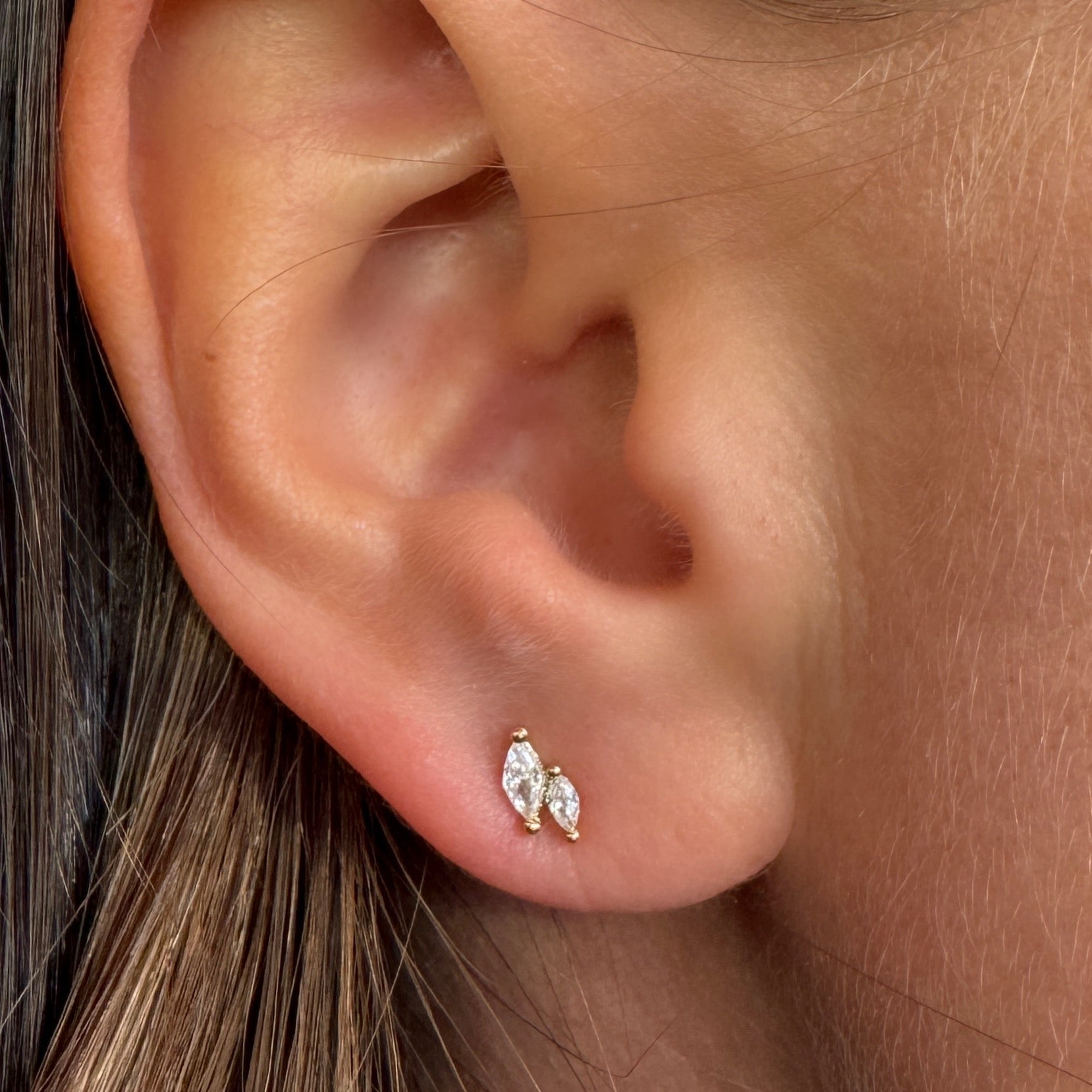 Gold-plated “Elsa” earrings