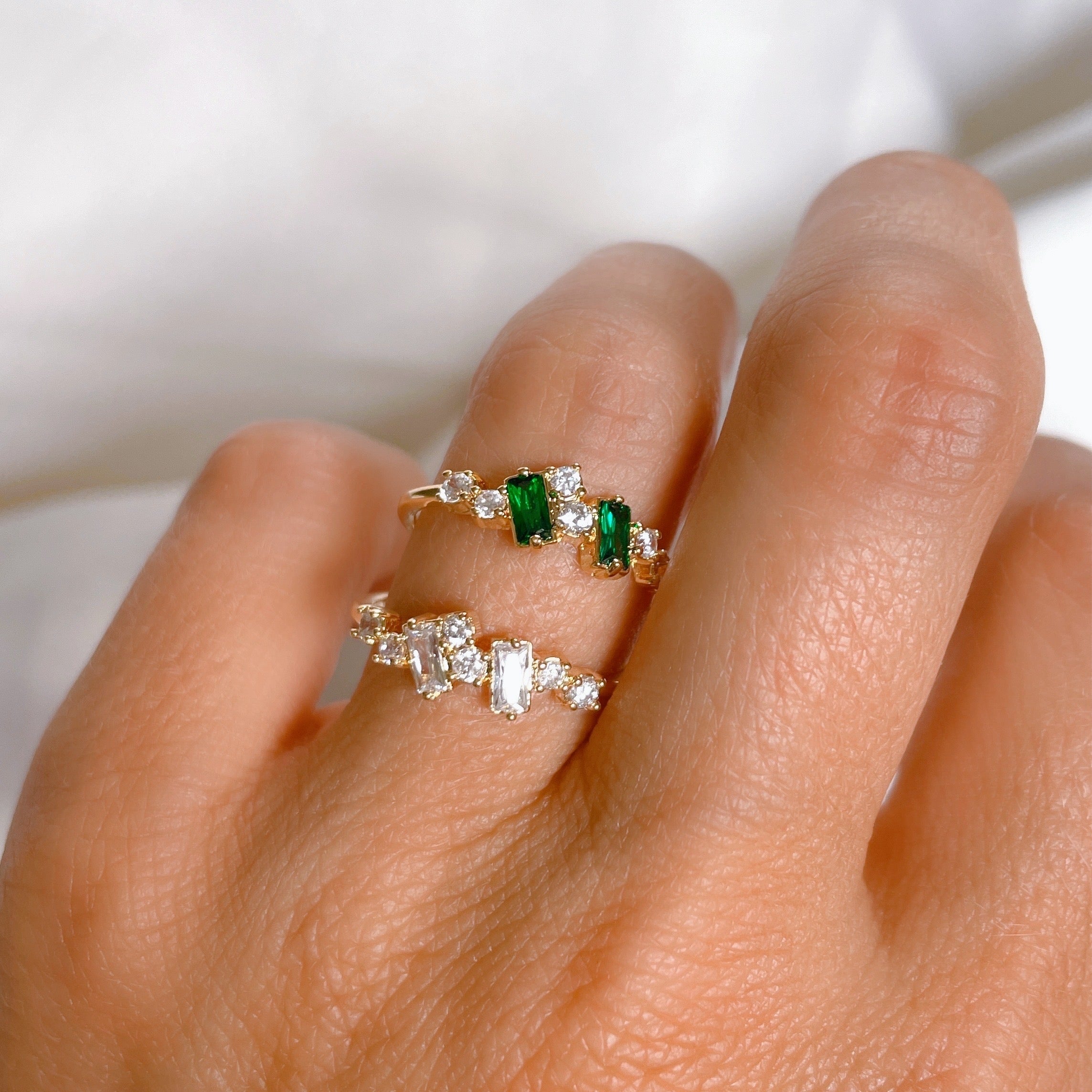 Gold-plated “Stardust” ring