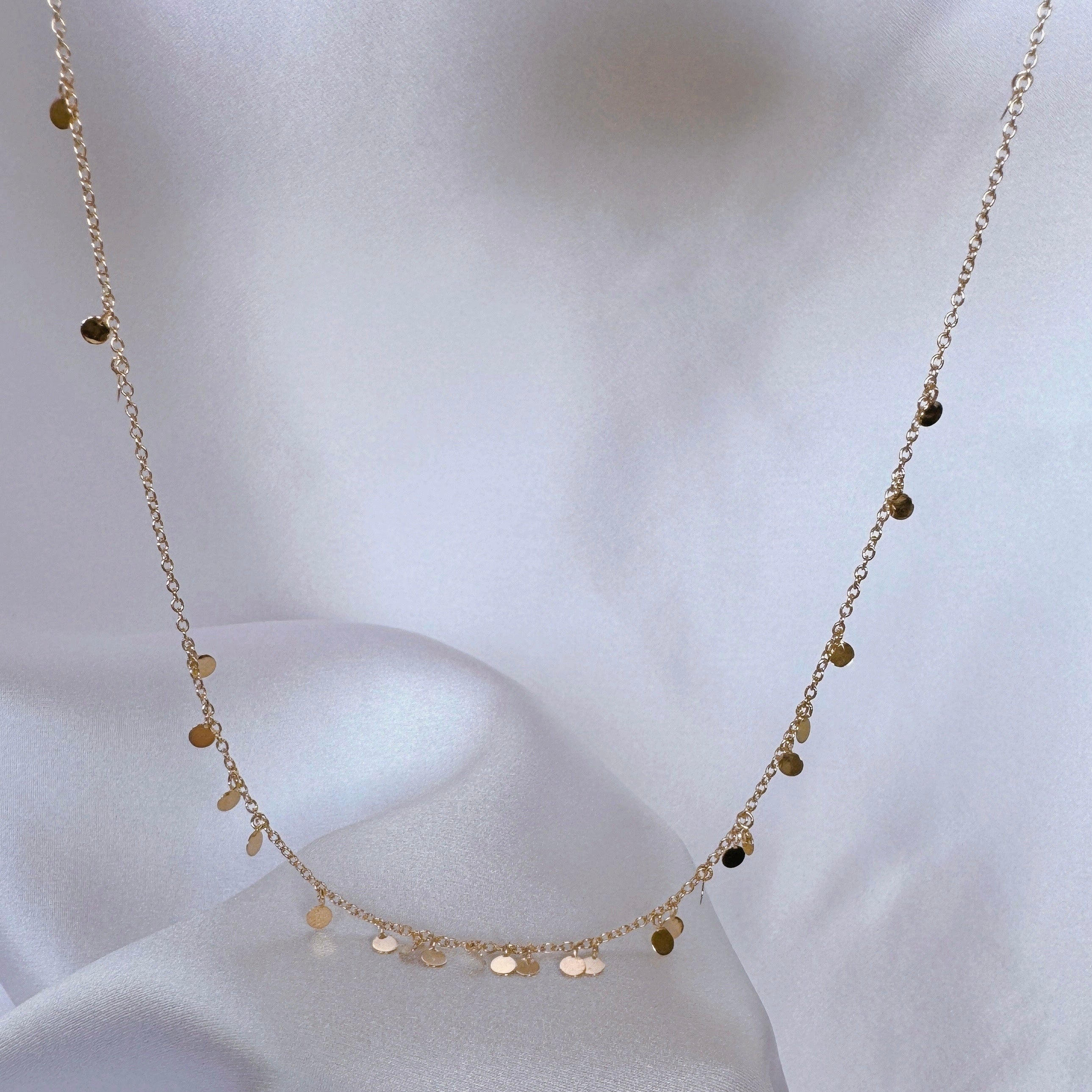 Collier « Confettis » plaqué or