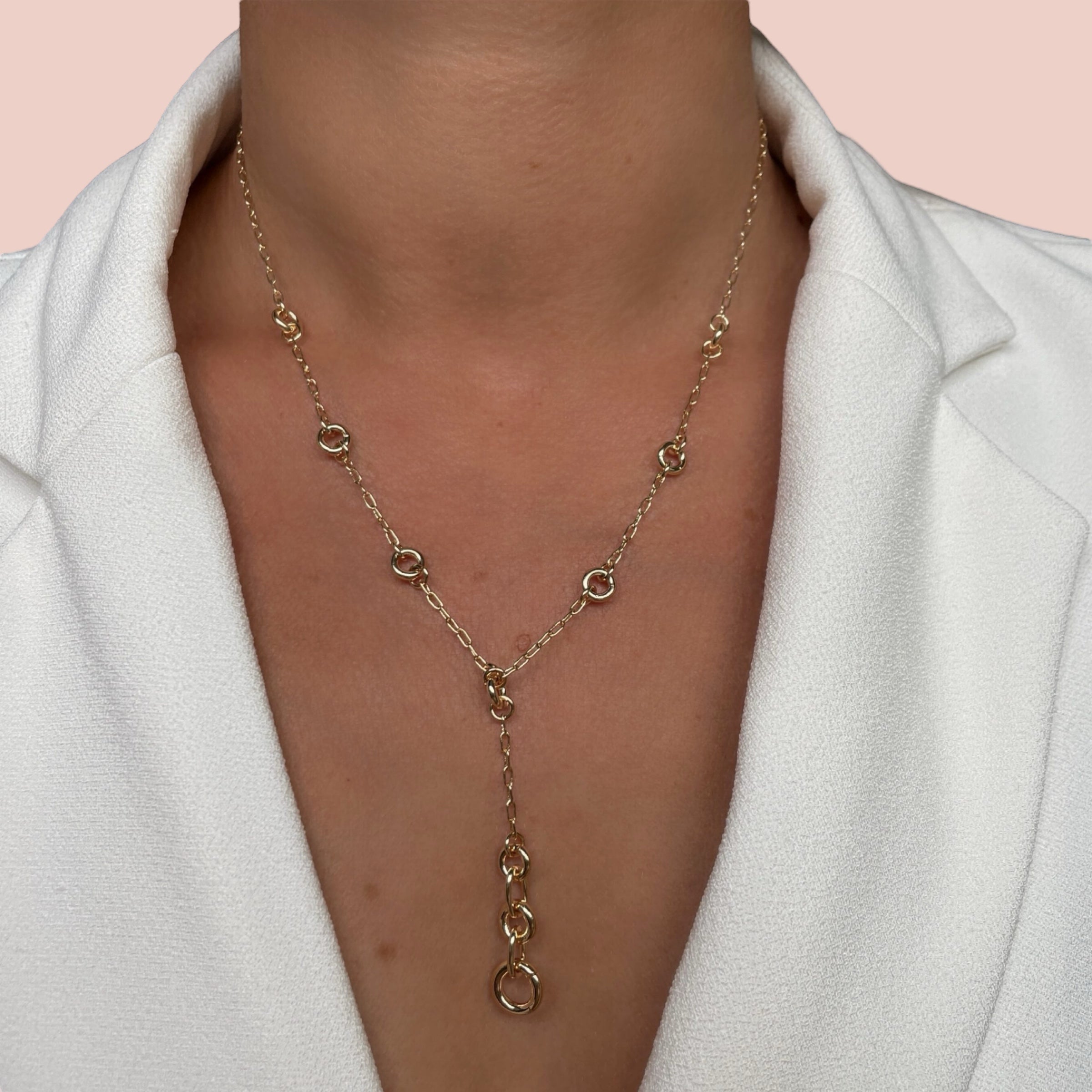 Collier "Chain" plaqué or