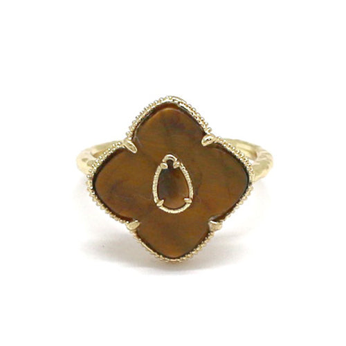 Bague réglable "Œil-de-Tigre"