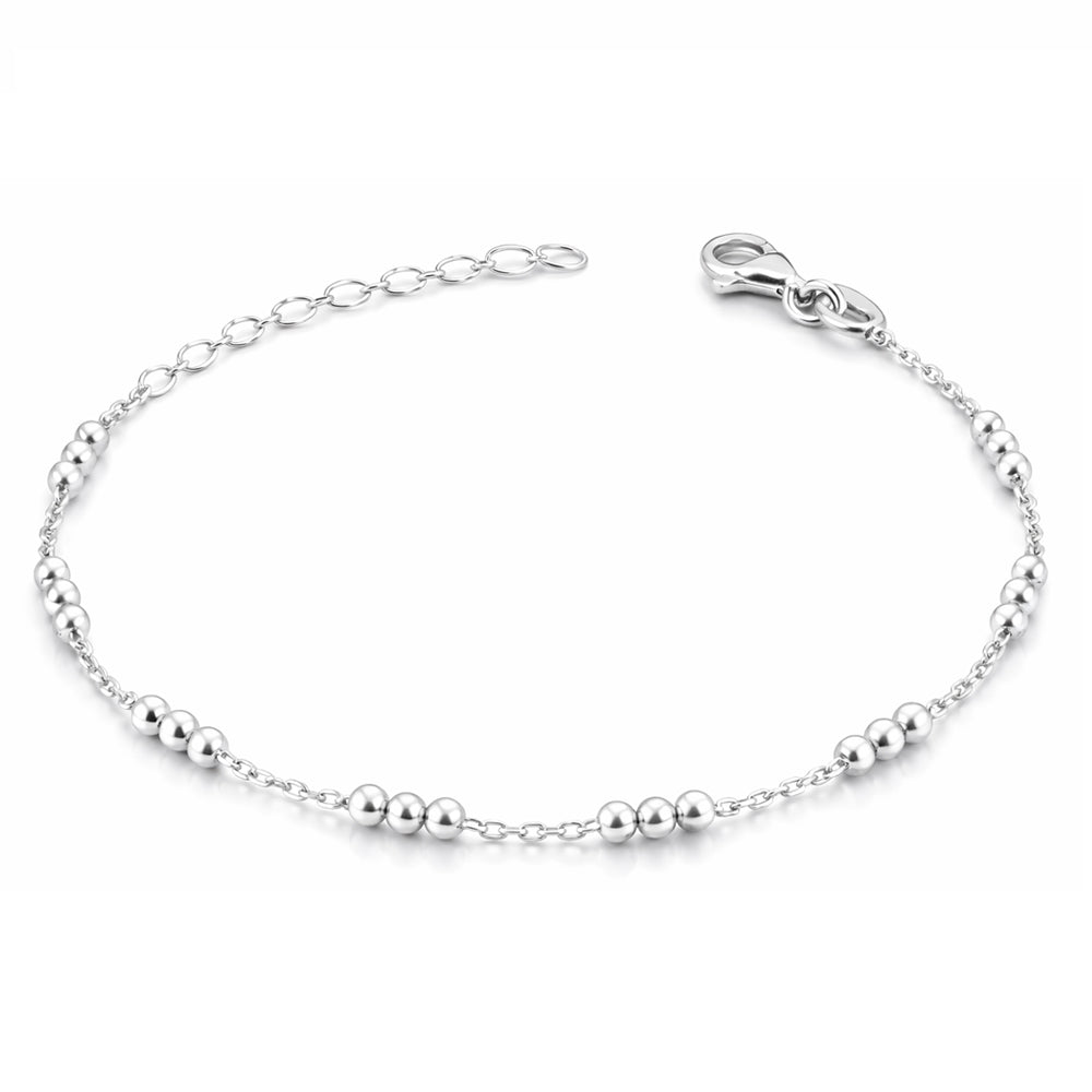 Bracelet "Chainette perlée" argent 925