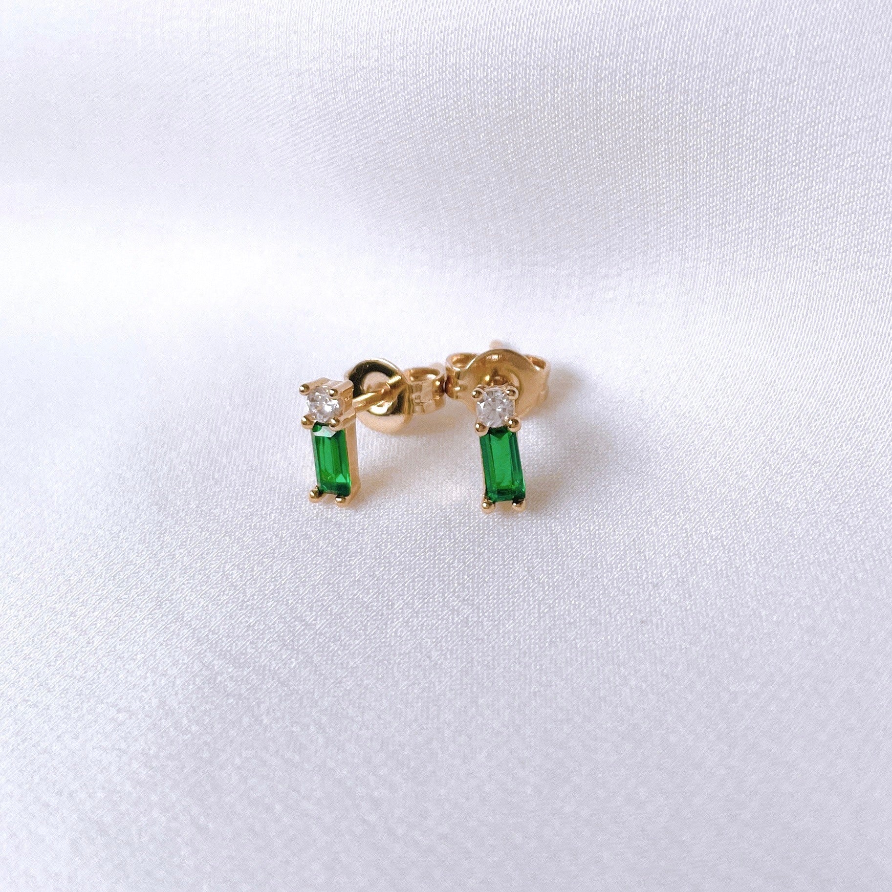 Gold-plated “Green” earrings