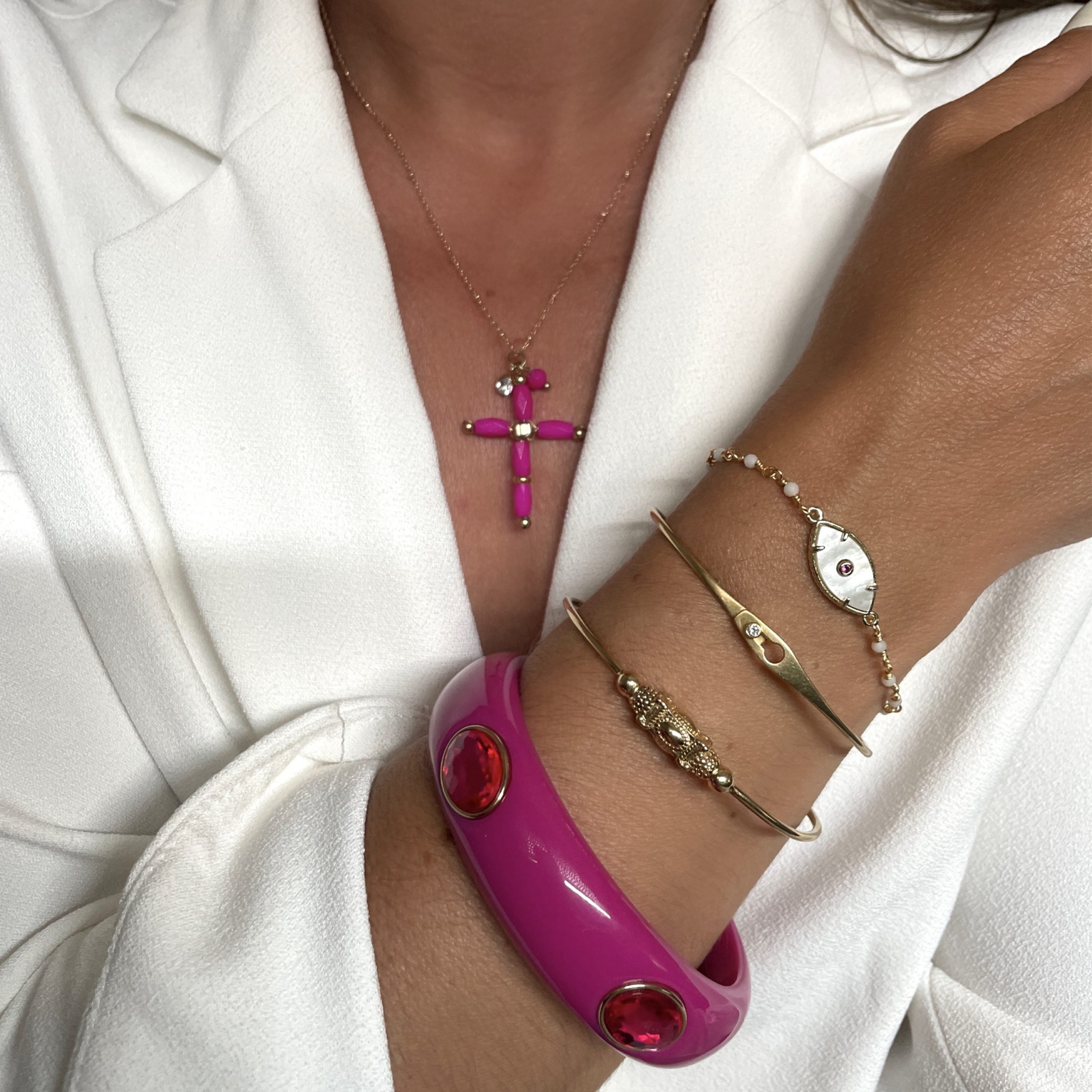 Gold-plated “Gigi” bracelet