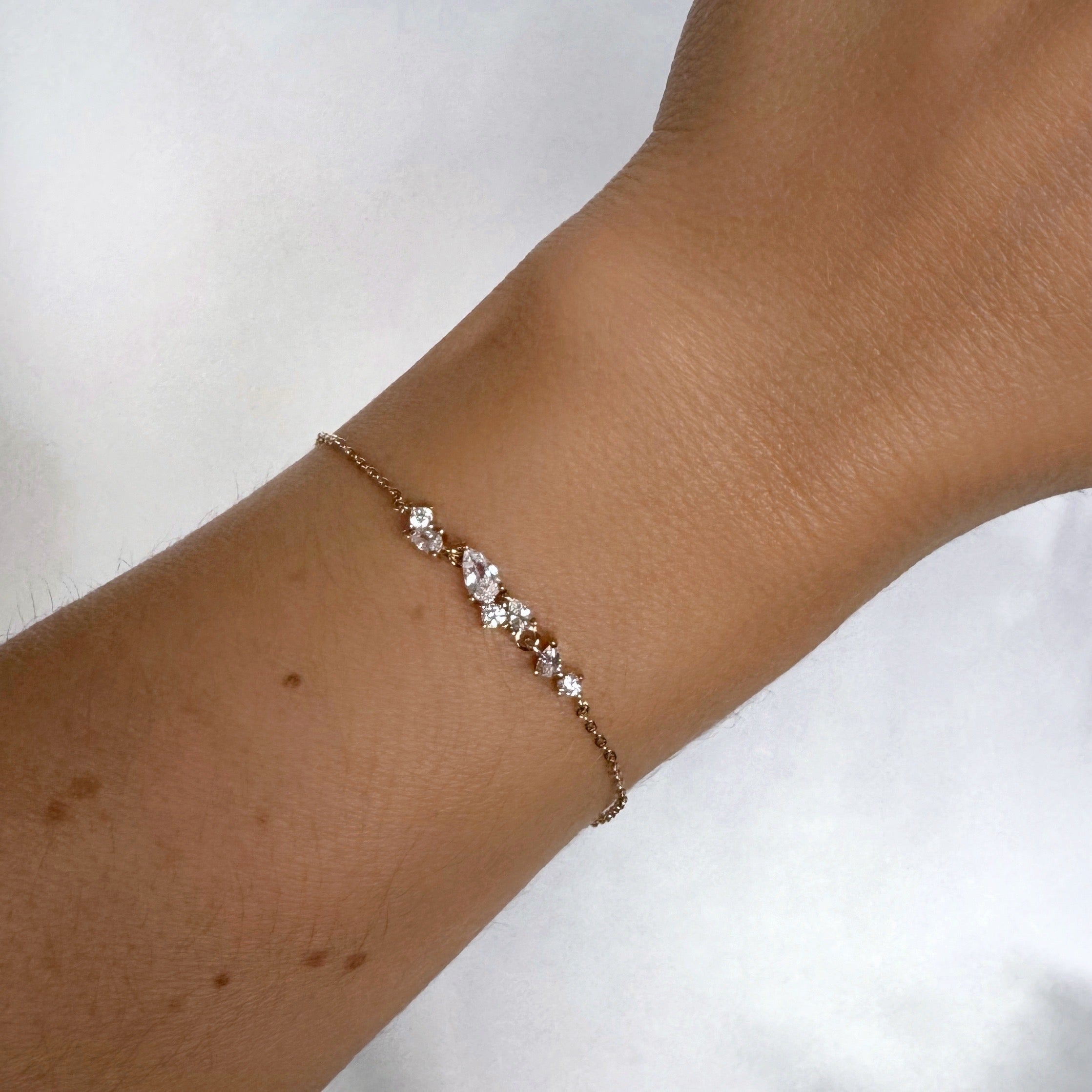 Bracelet « Scintillant » plaqué or