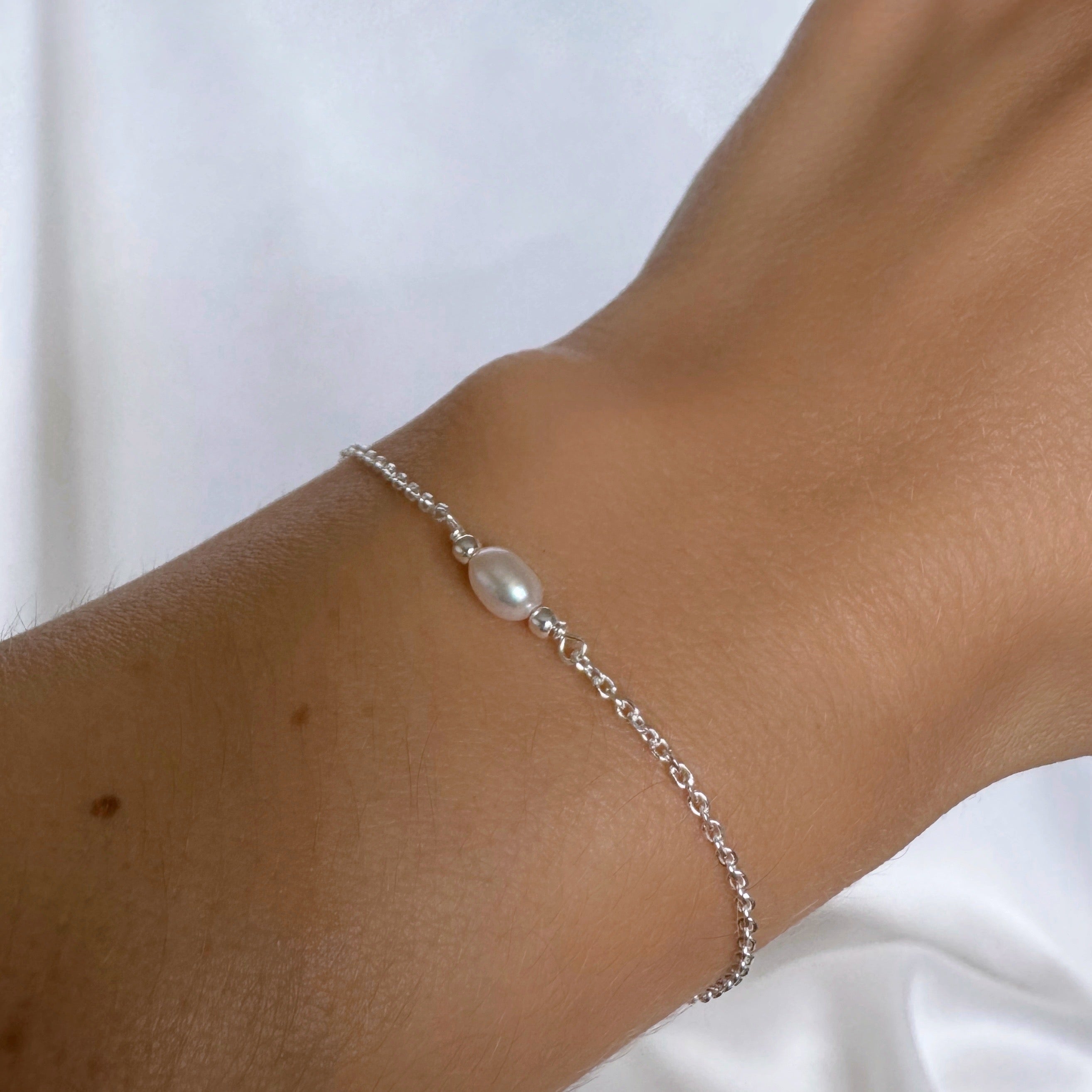 Bracelet « Perle d’eau douce » argent 925