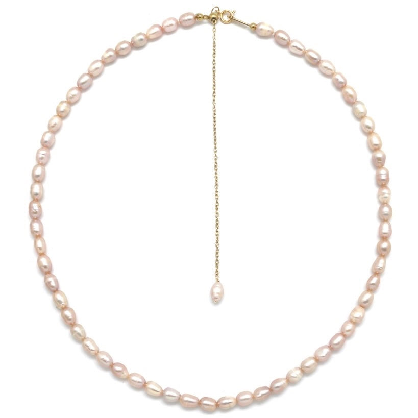 Collier en « Perles d’Eau Douce Roses »