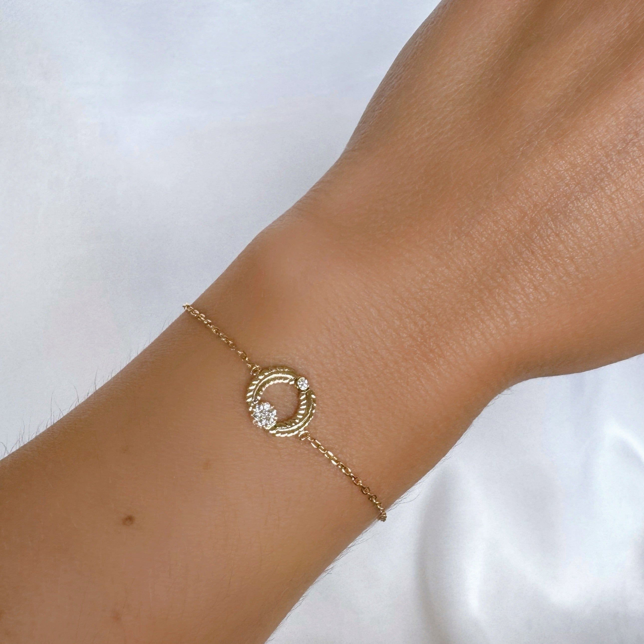 Gold-plated “Athena” bracelet