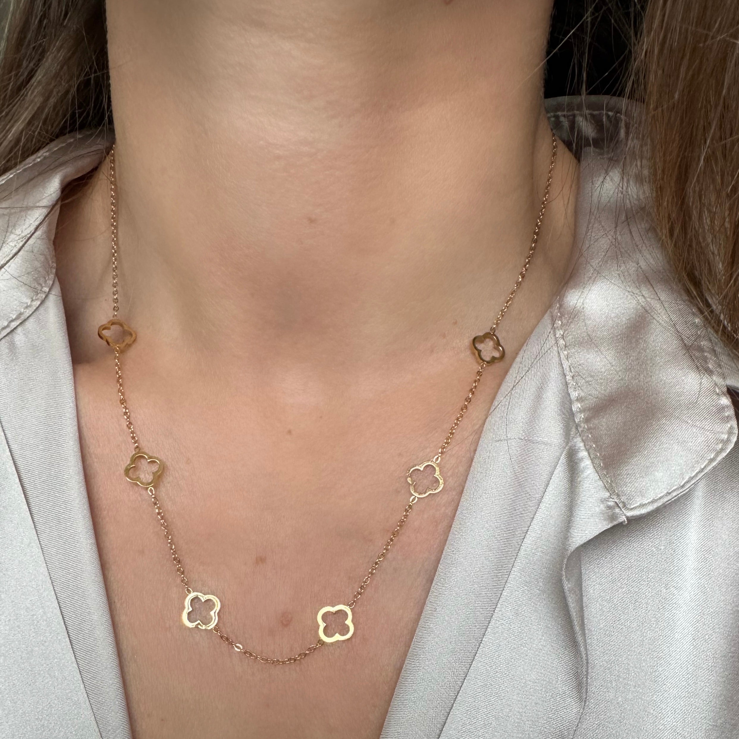 Collier « 6 trèfles »