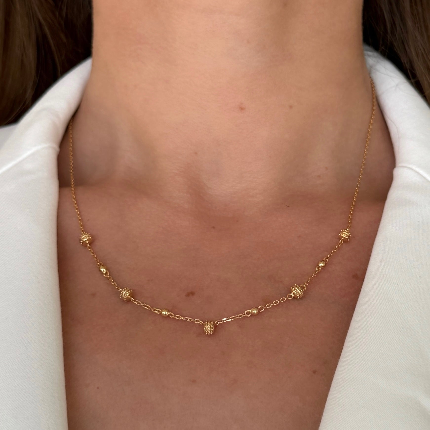 Gold-plated “Anna” necklace