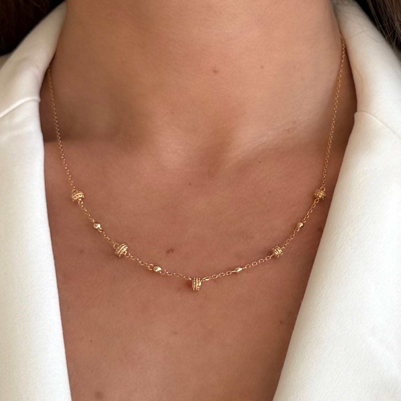 Gold-plated “Anna” necklace