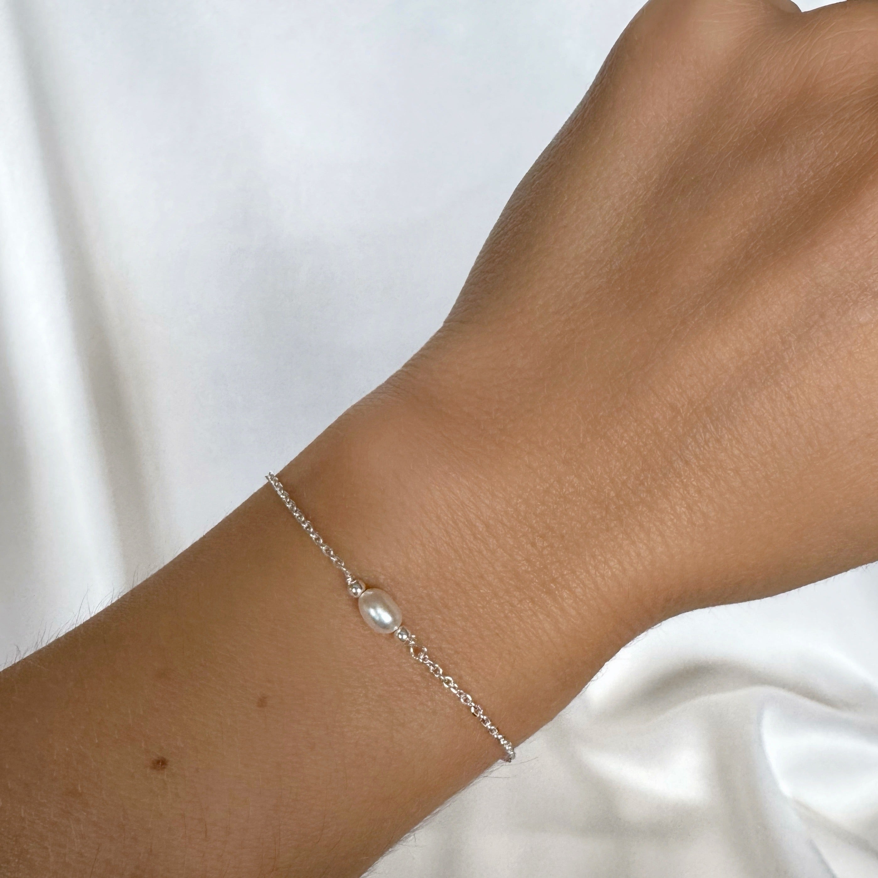 Bracelet « Perle d’eau douce » argent 925