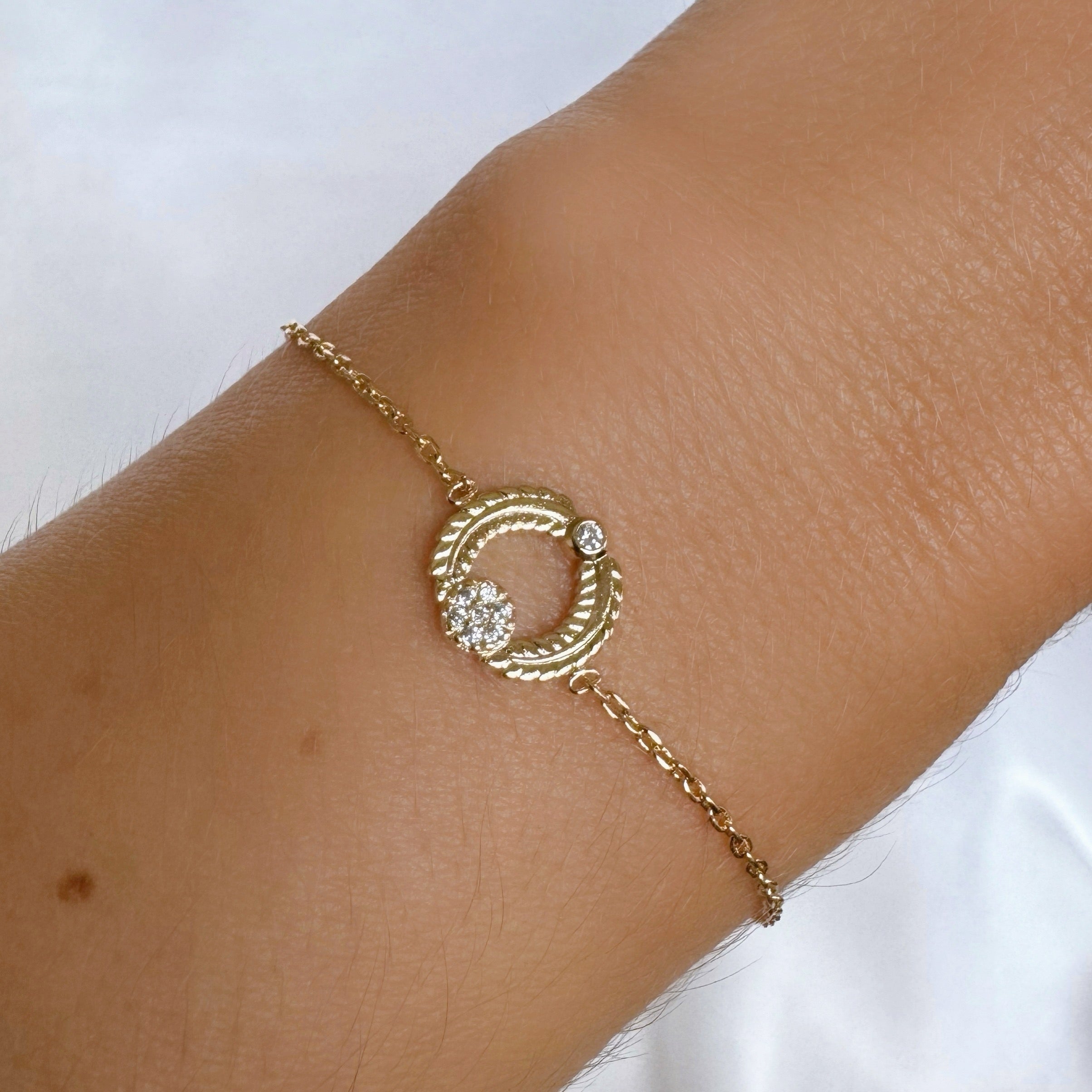 Gold-plated “Athena” bracelet