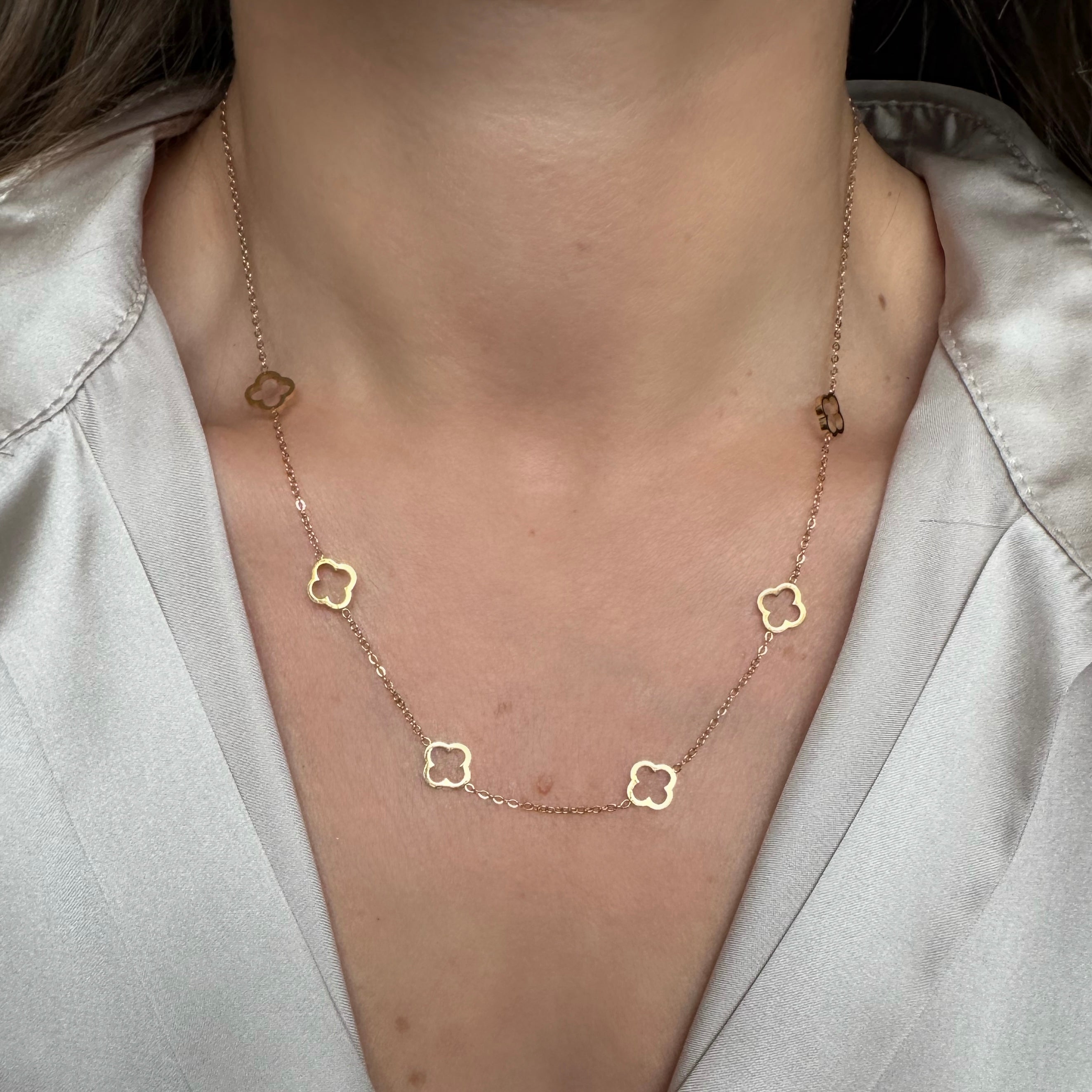 Collier « 6 trèfles »