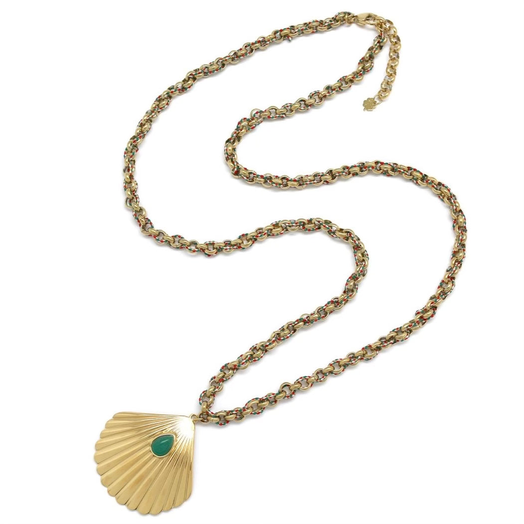 Sautoir « Pendentif Coquille Saint-Jacques »