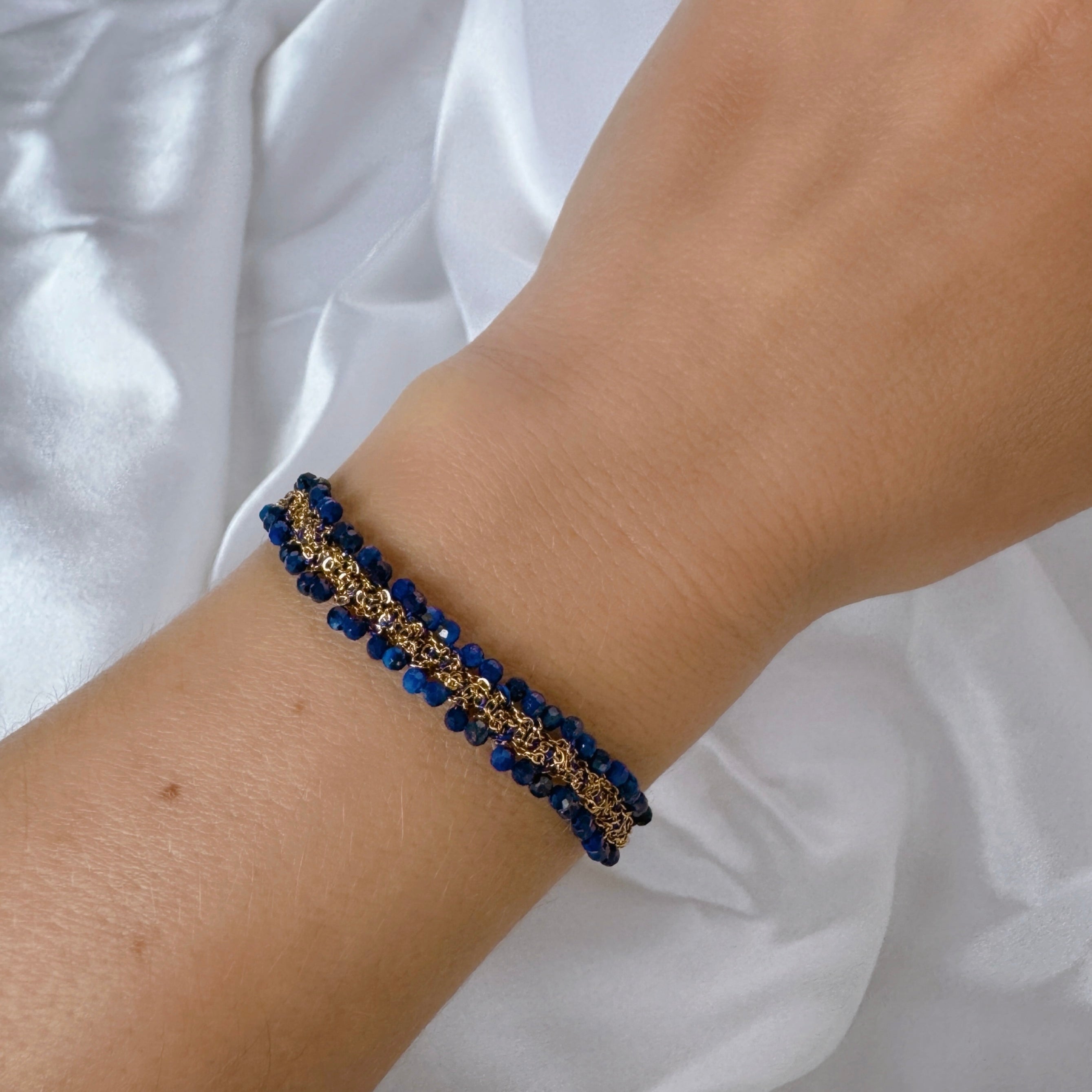 Bracelet « Perles Lapis Lazuli »