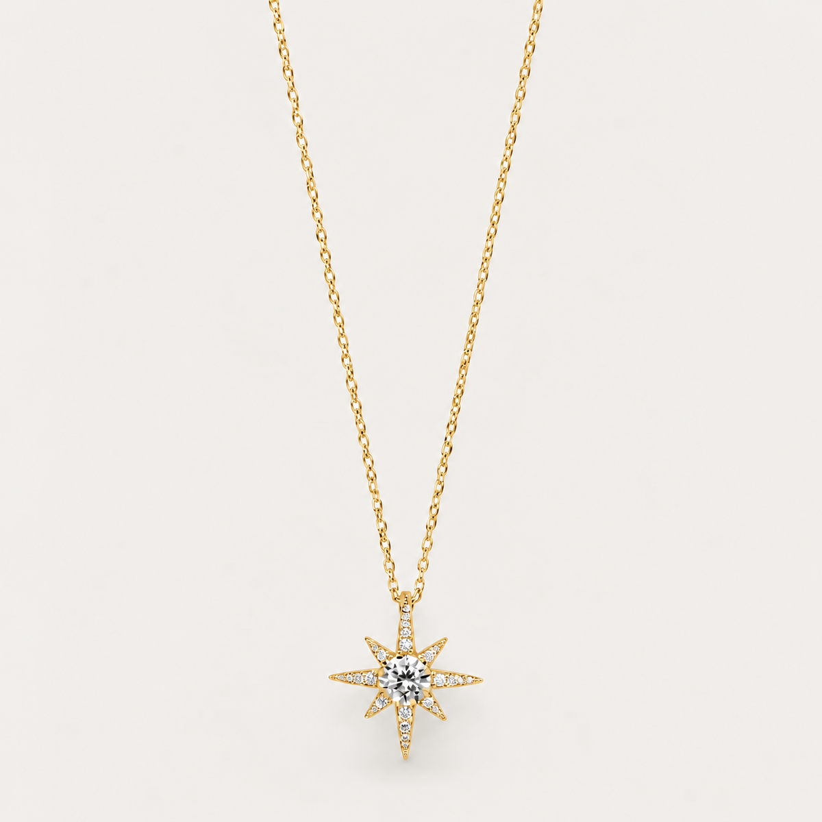 Collier « Astre » plaqué or
