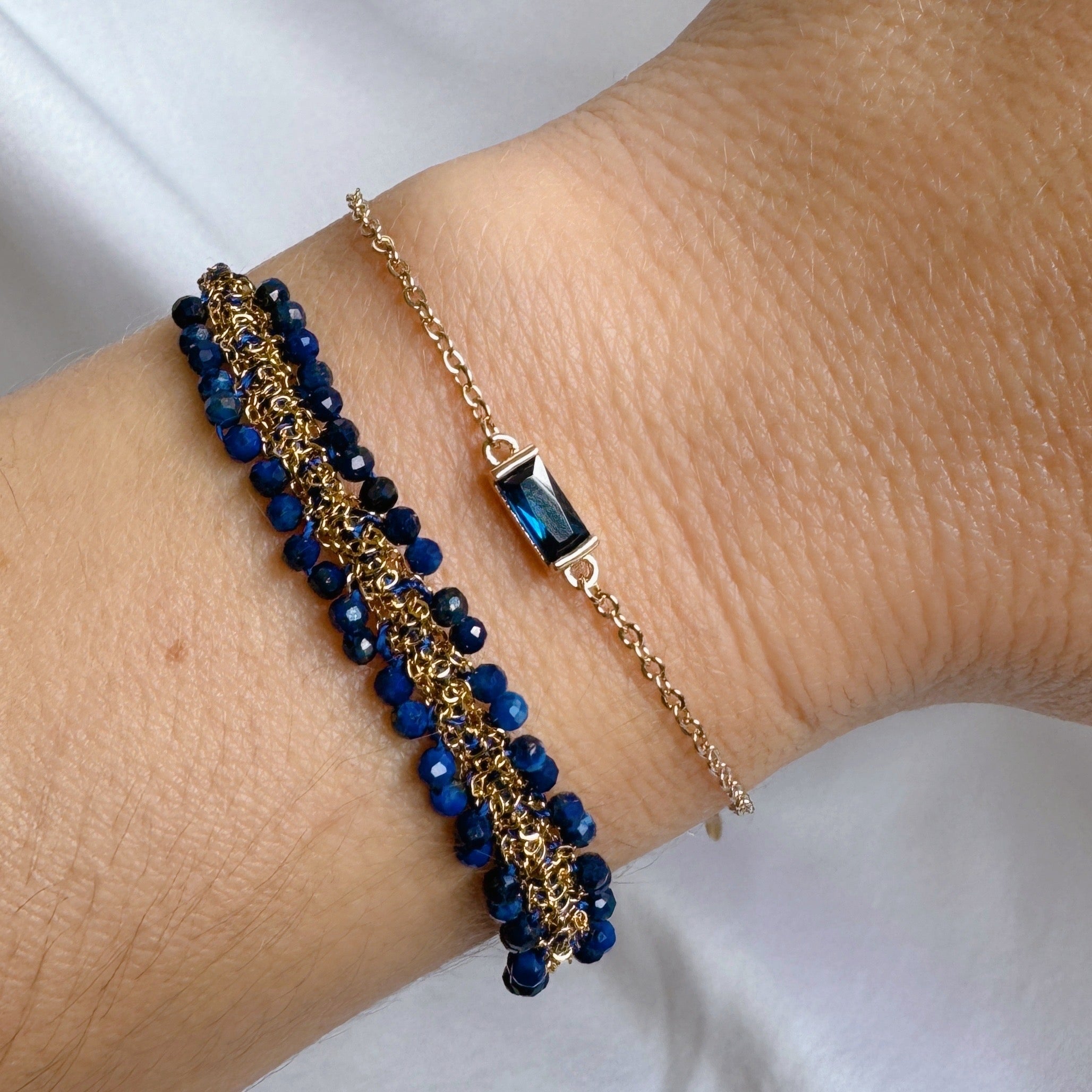 Bracelet « Perles Lapis Lazuli »