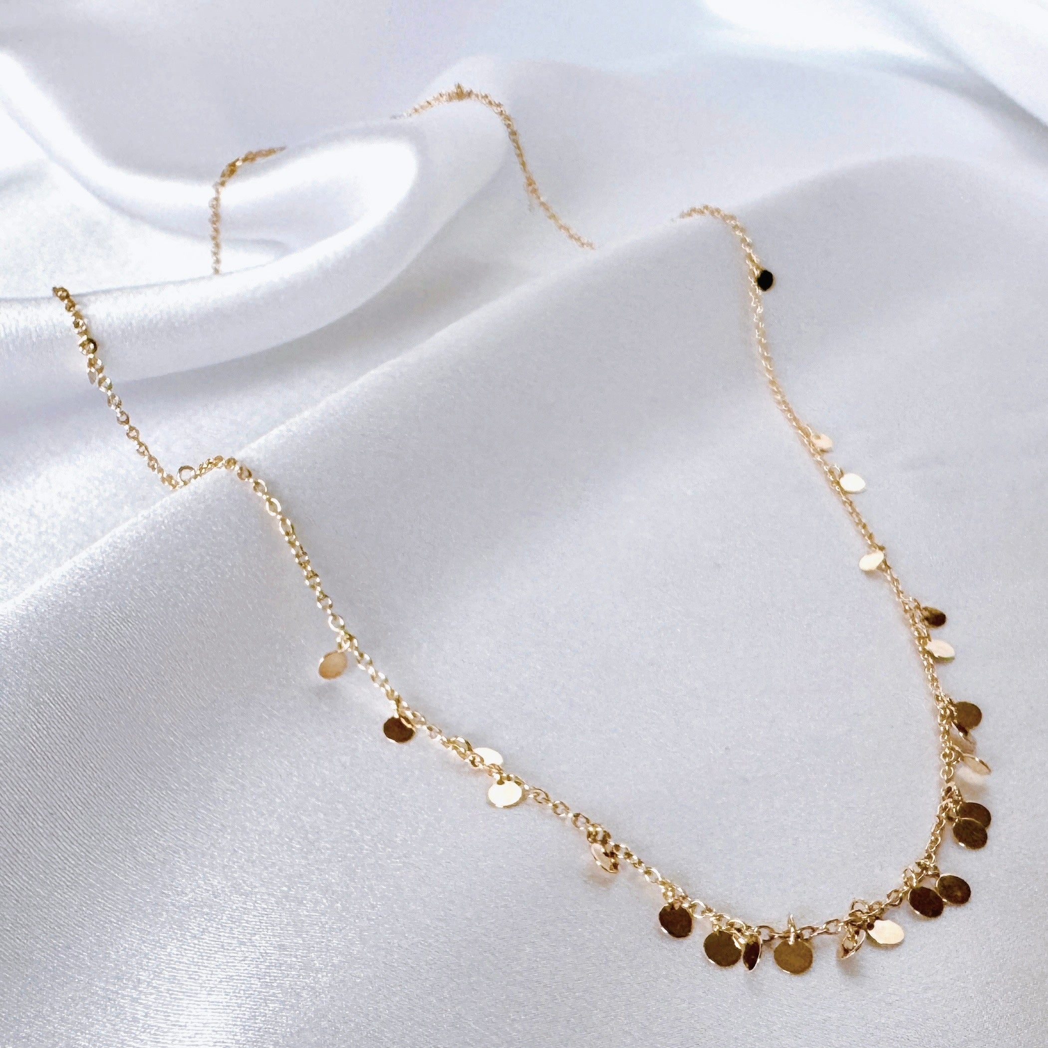 Gold-plated “Confetti” necklace