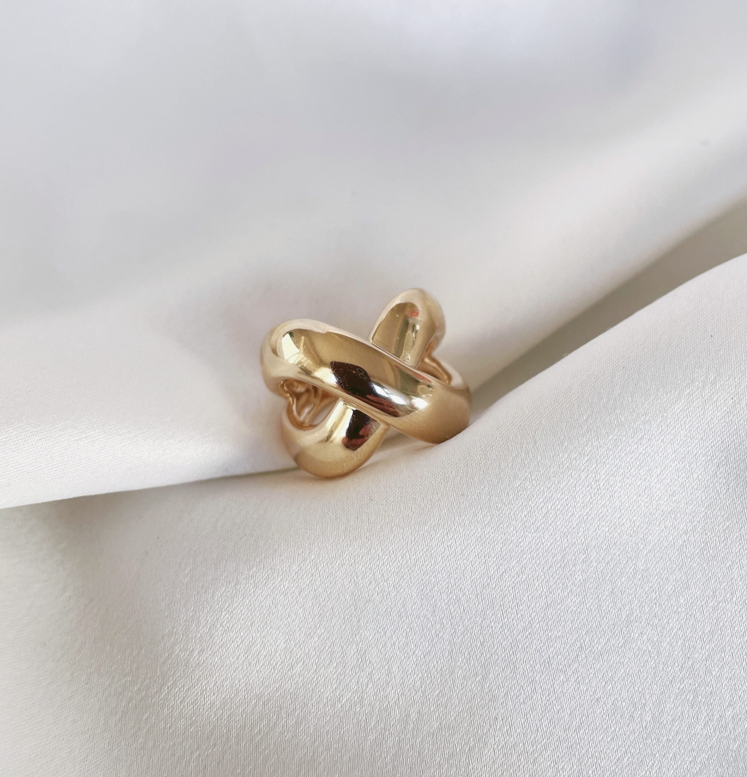 Gold-plated “Link” ring