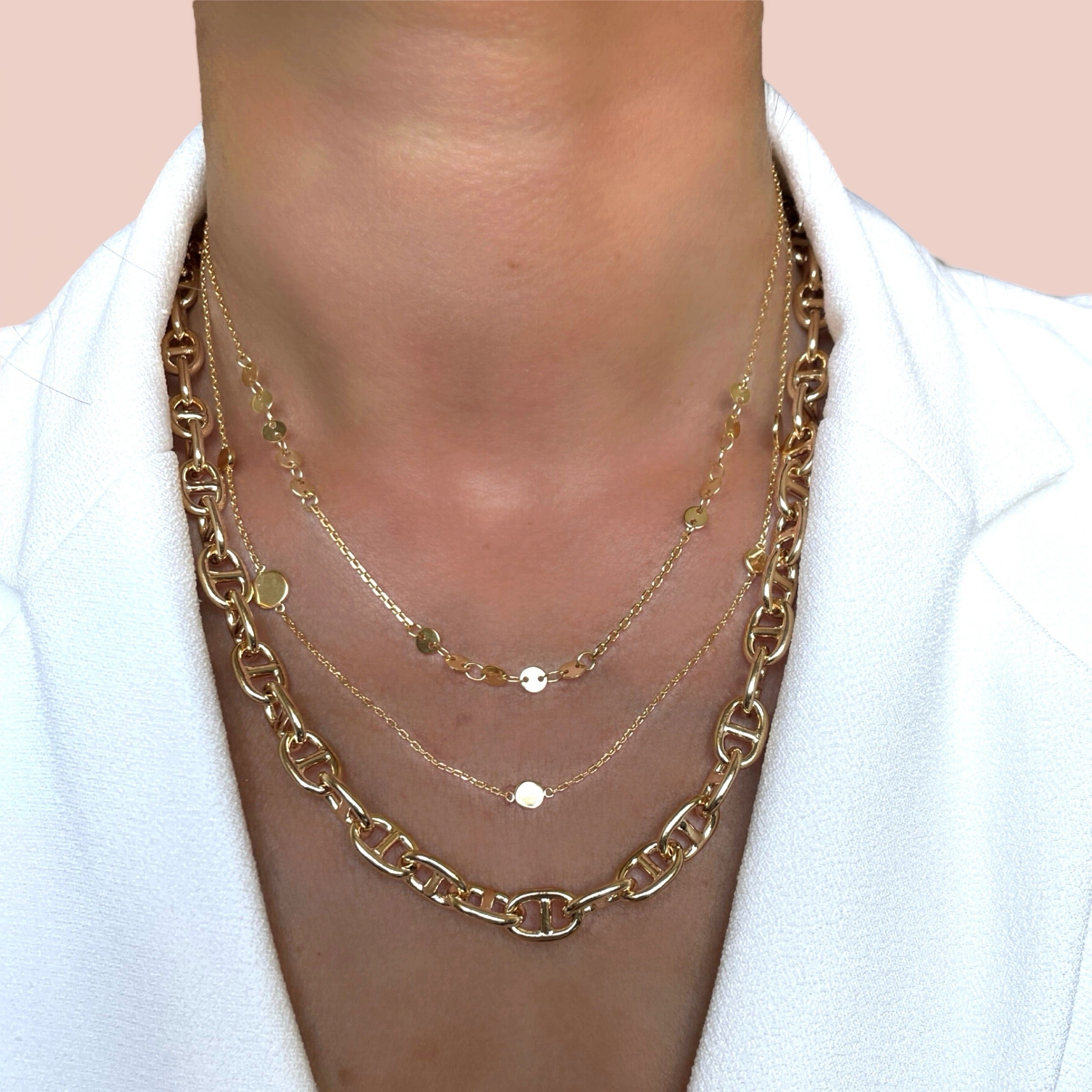 Gold-plated “Confetti” necklace