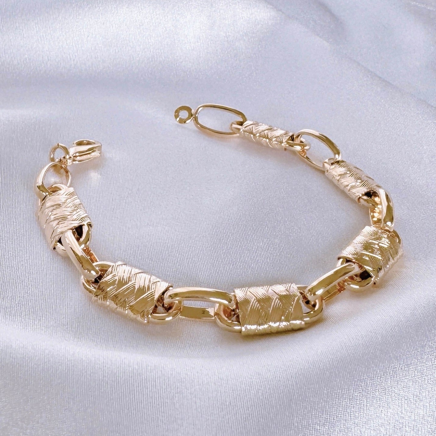 Bracelet "Fortuna" plaqué or