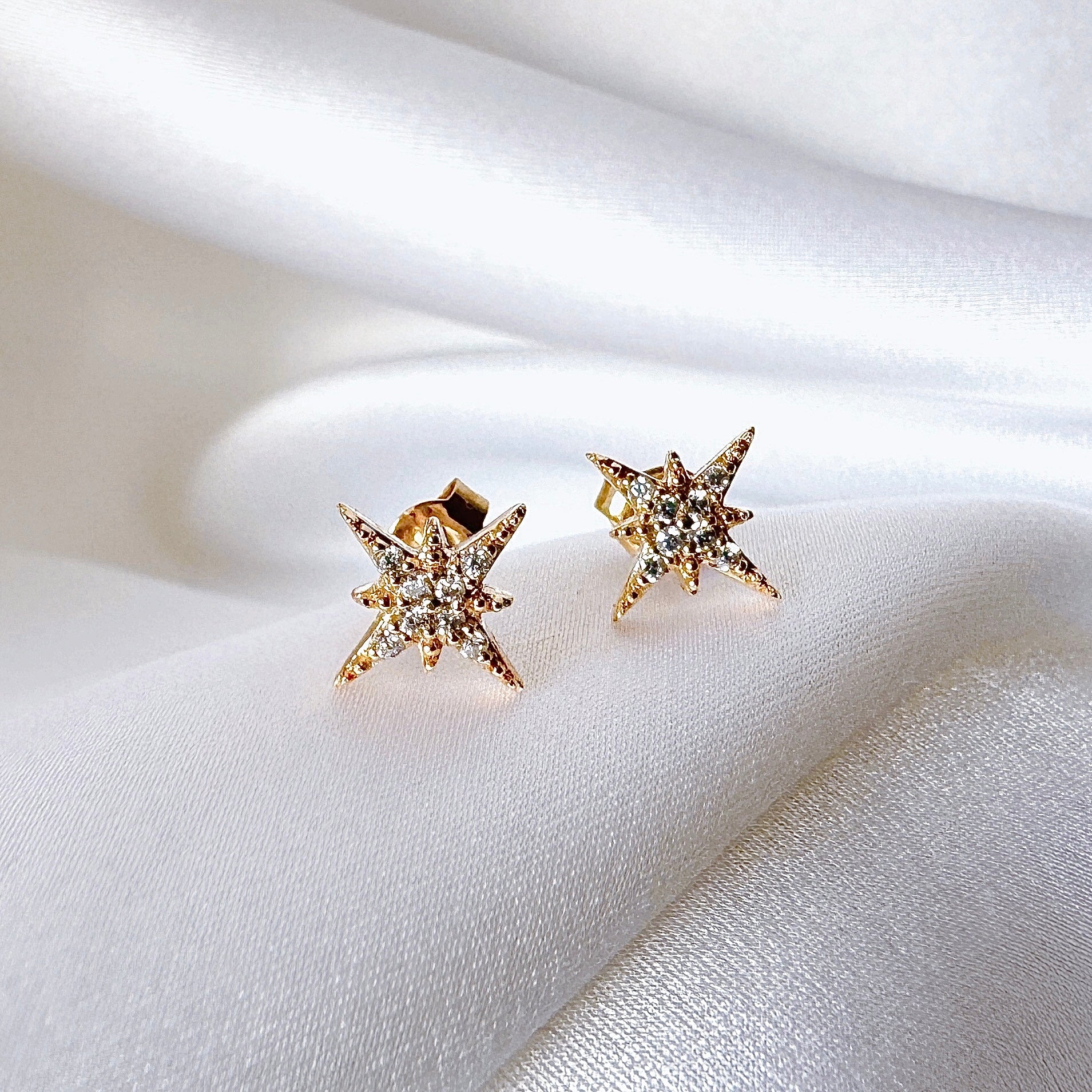 Gold-plated “Starlette” earrings