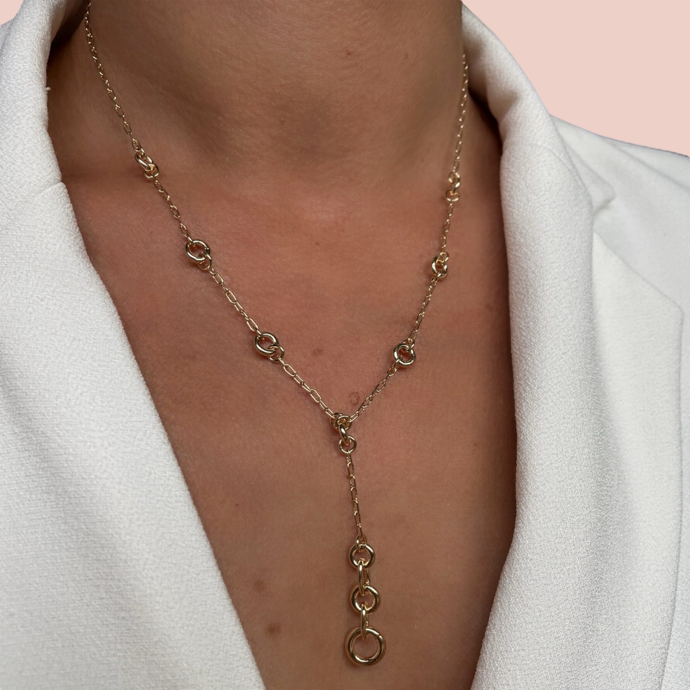 Collier "Chain" plaqué or