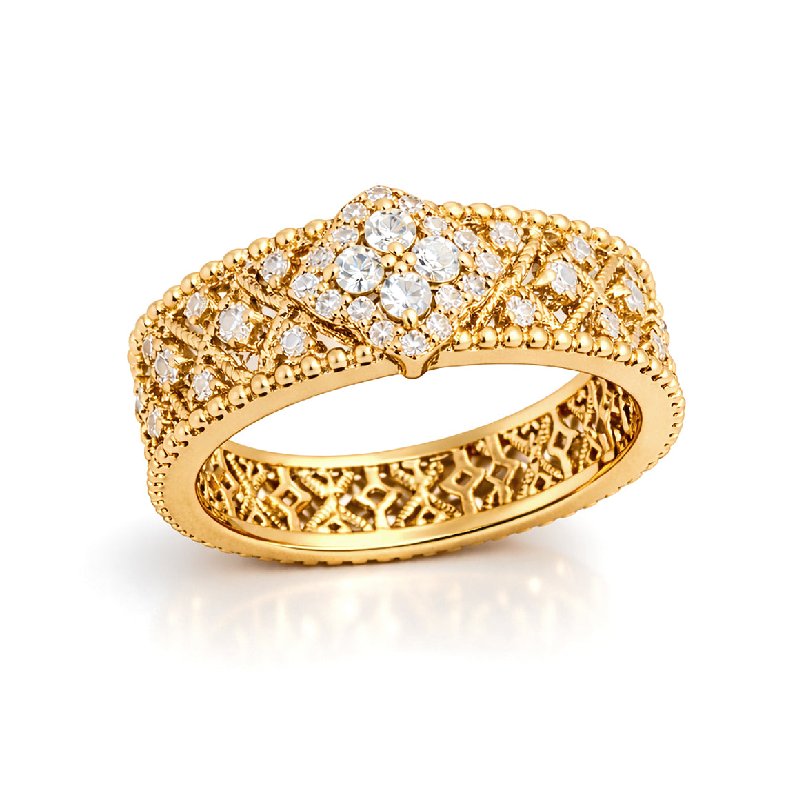 Bague "Italienne" plaqué or