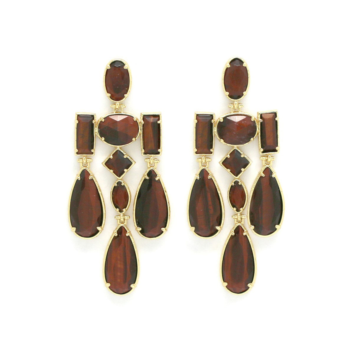 Boucles d’oreilles "Œil de Taureau"