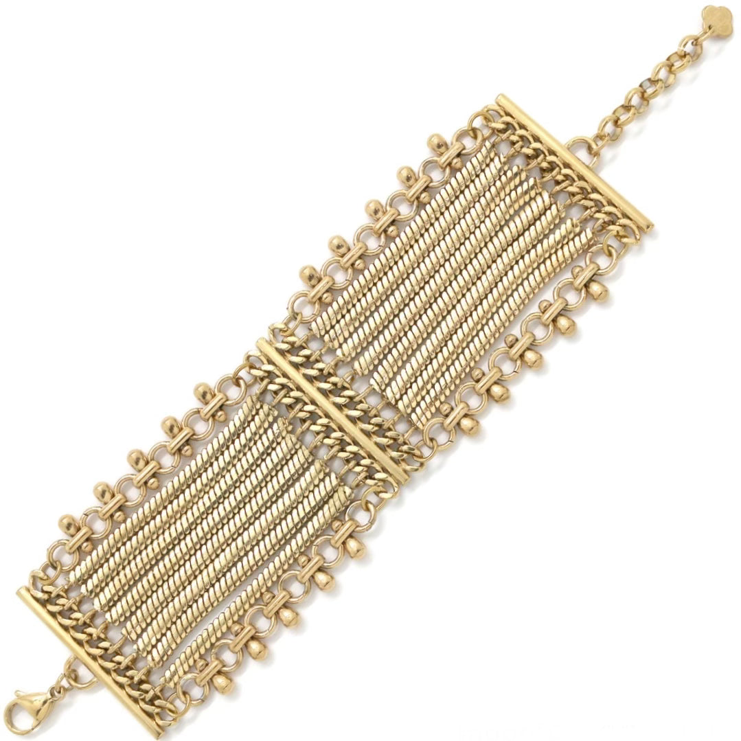 Bracelet "Manchette multi-chaines Signature"