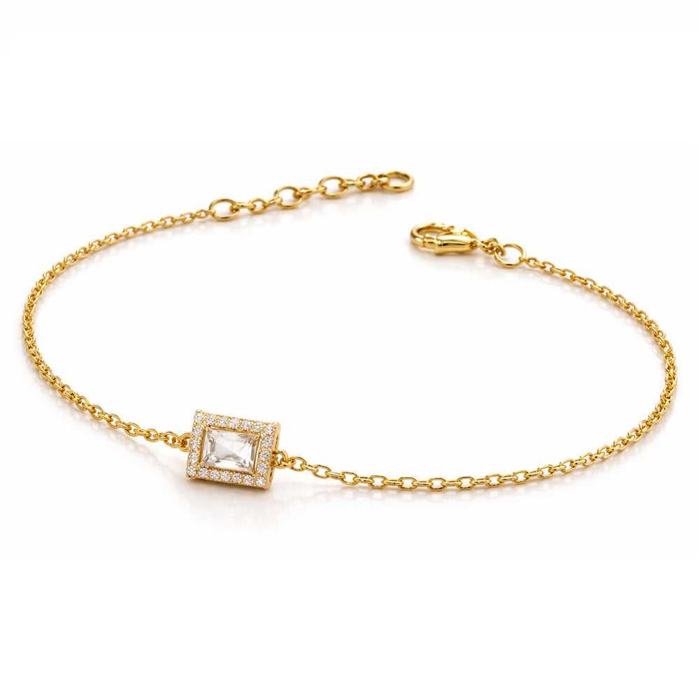 Bracelet "Élégance" plaqué or