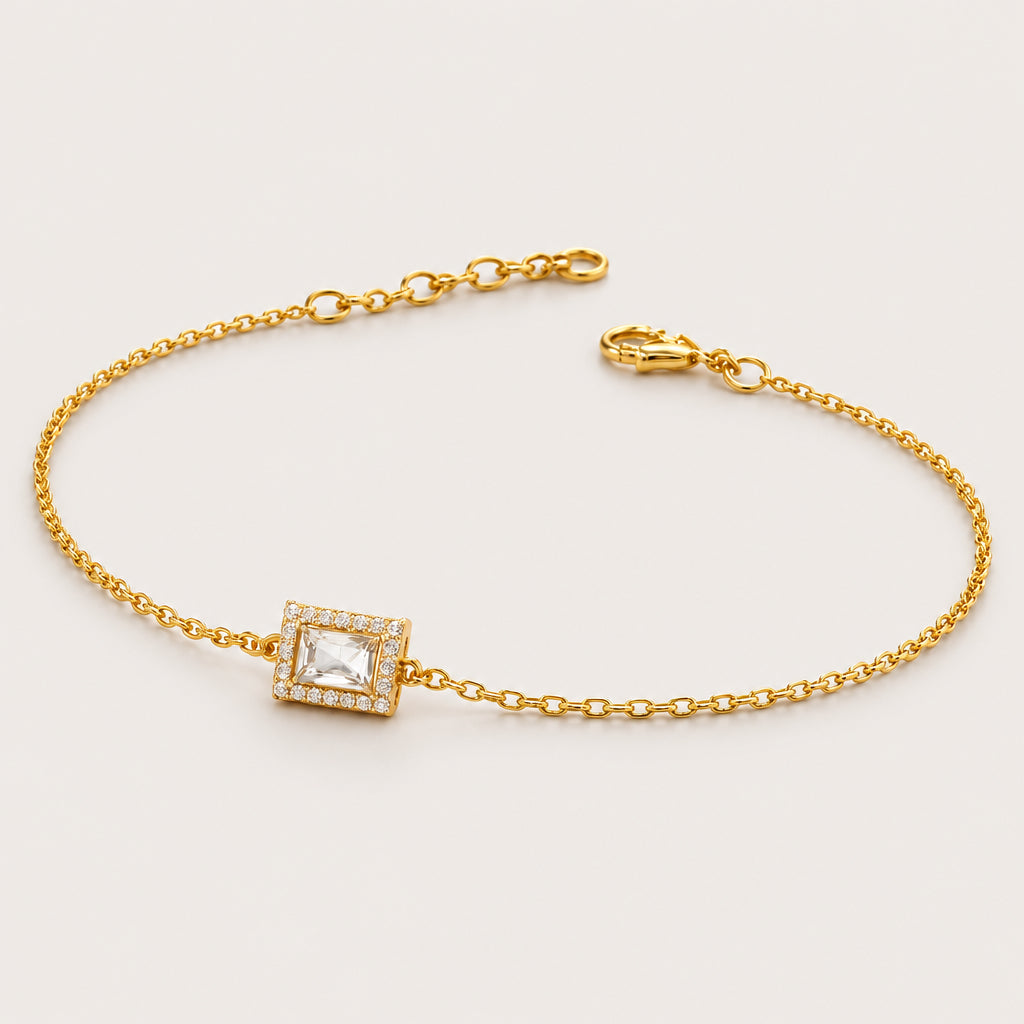 Bracelet "Élégance" plaqué or